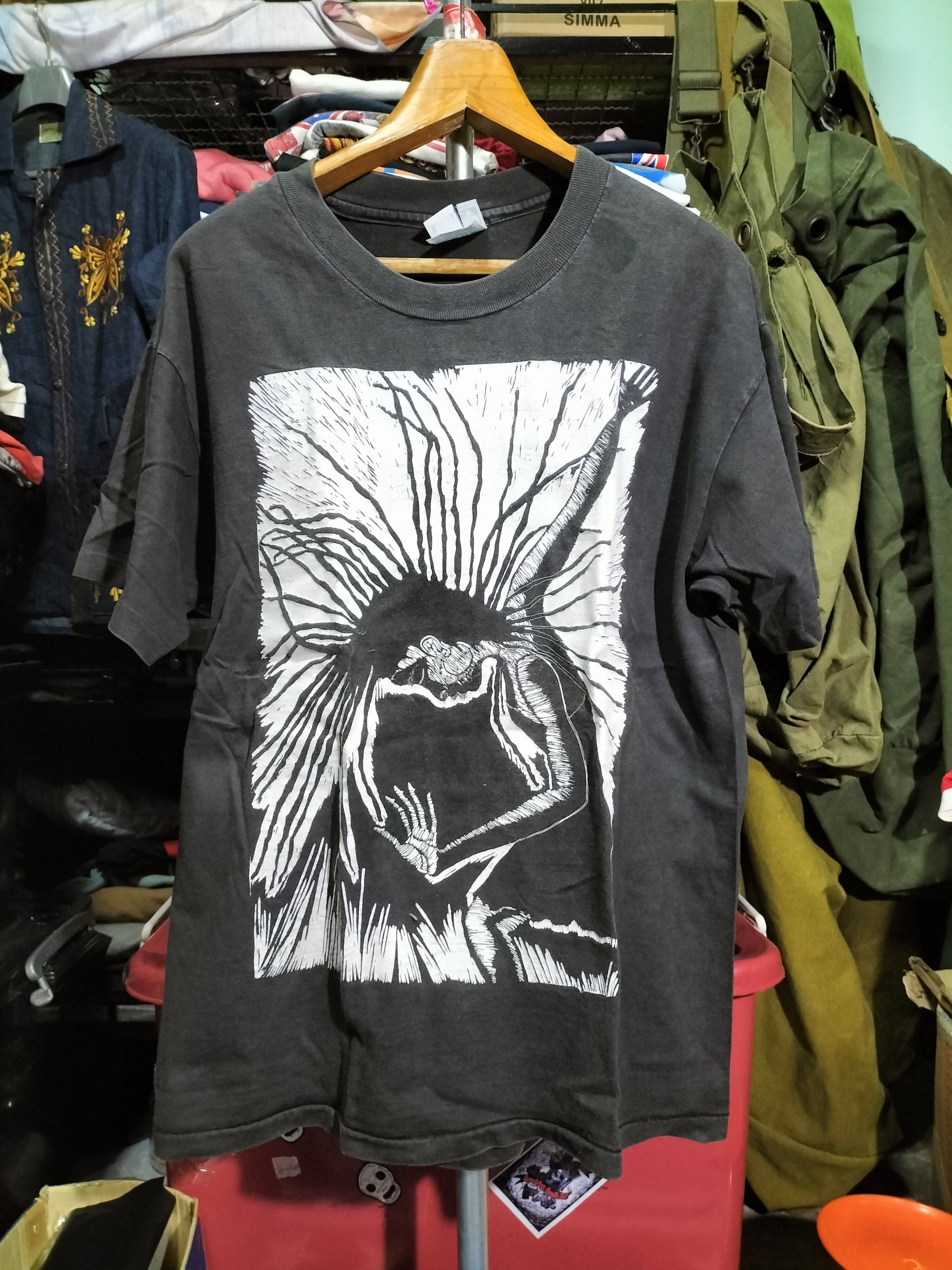 Tribal Streetwear × Vintage Vintage 90s Tribal Arts Reggae Single Stitch fashion music Size US L / EU 52-54 / 3 - 1 Thumbnail