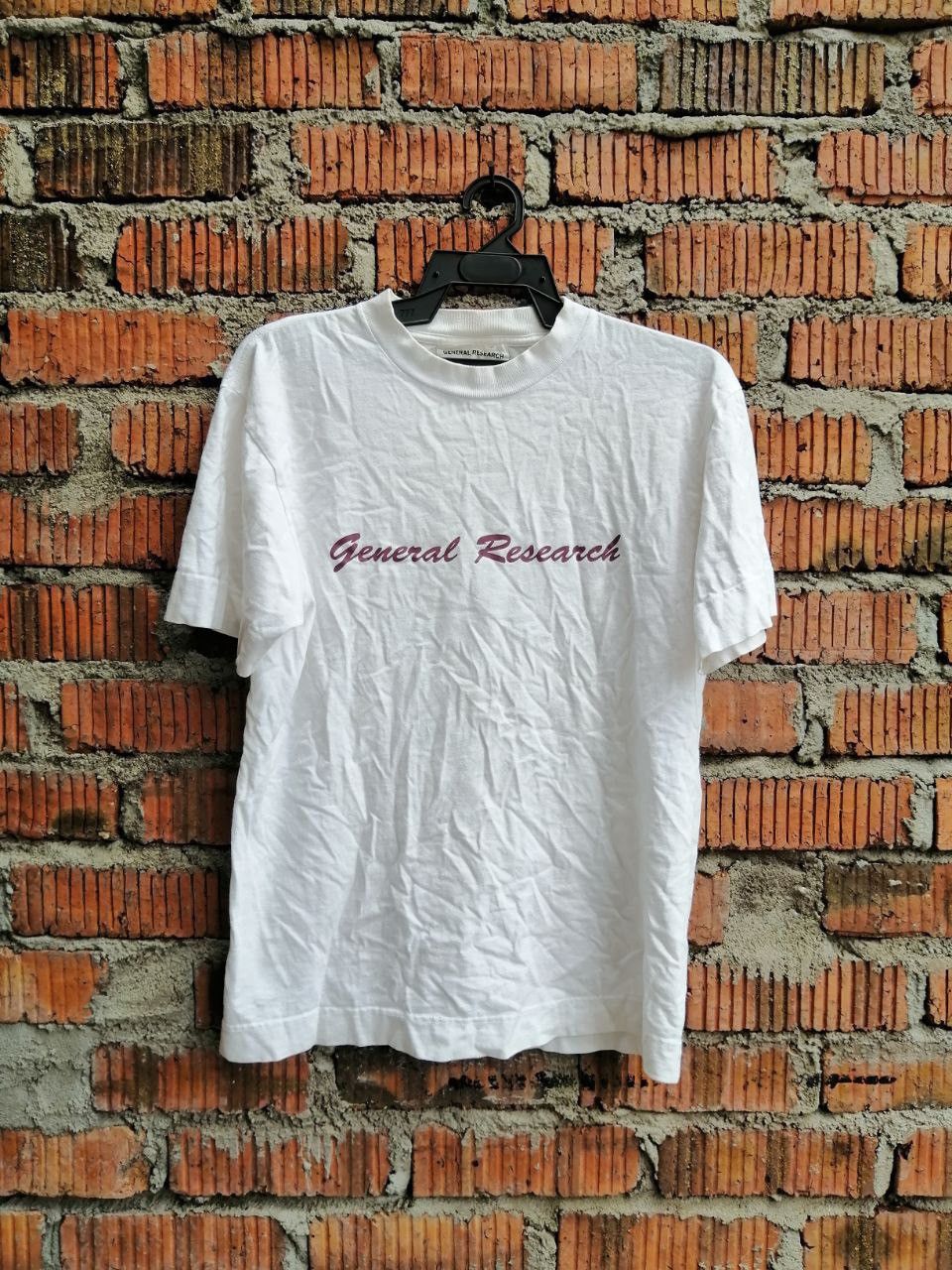 General Research General Research Logo 2001 White Tshirt Size US M / EU 48-50 / 2 - 1 Thumbnail