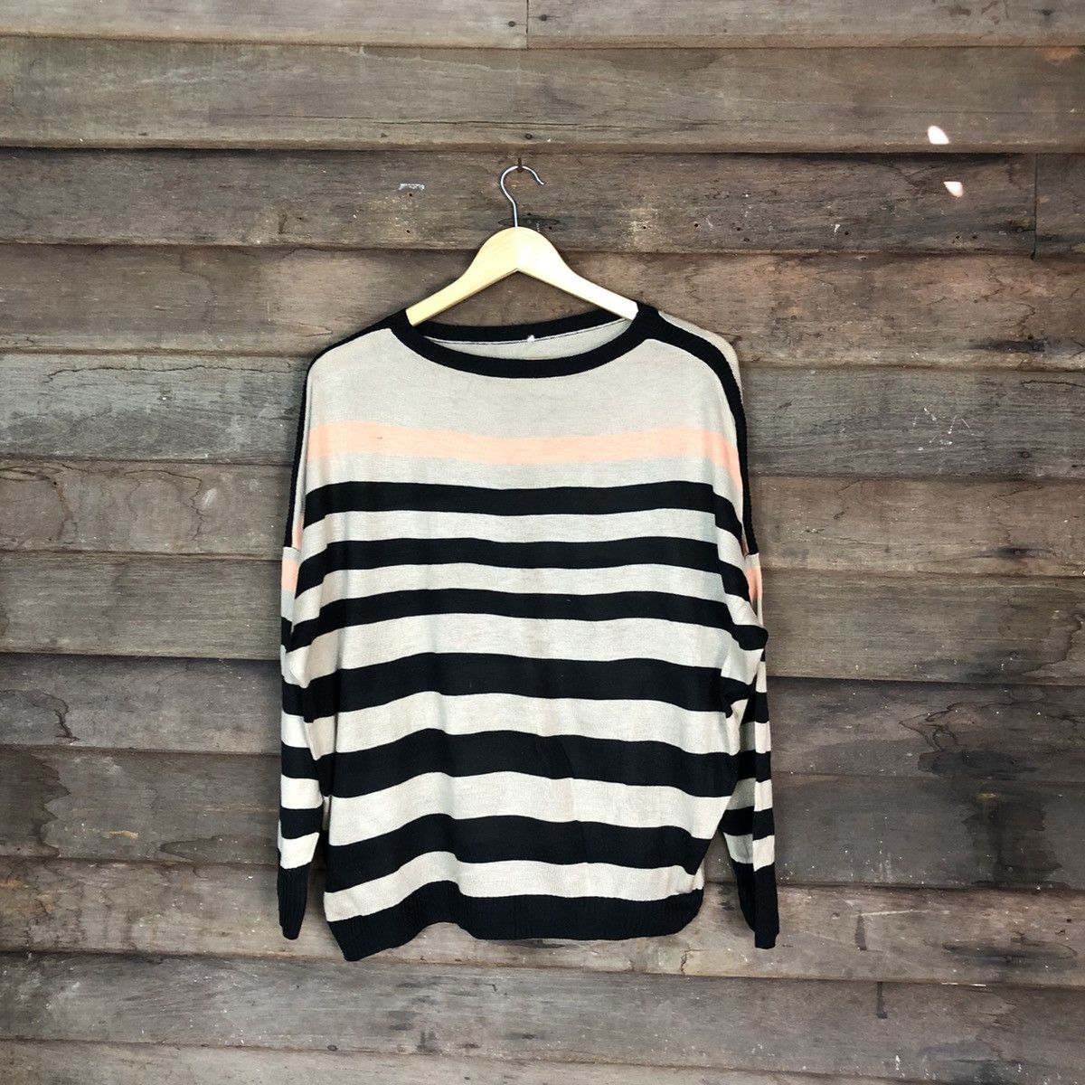 Japanese Brand Stripes Knitwear Sweater like kurt #6748