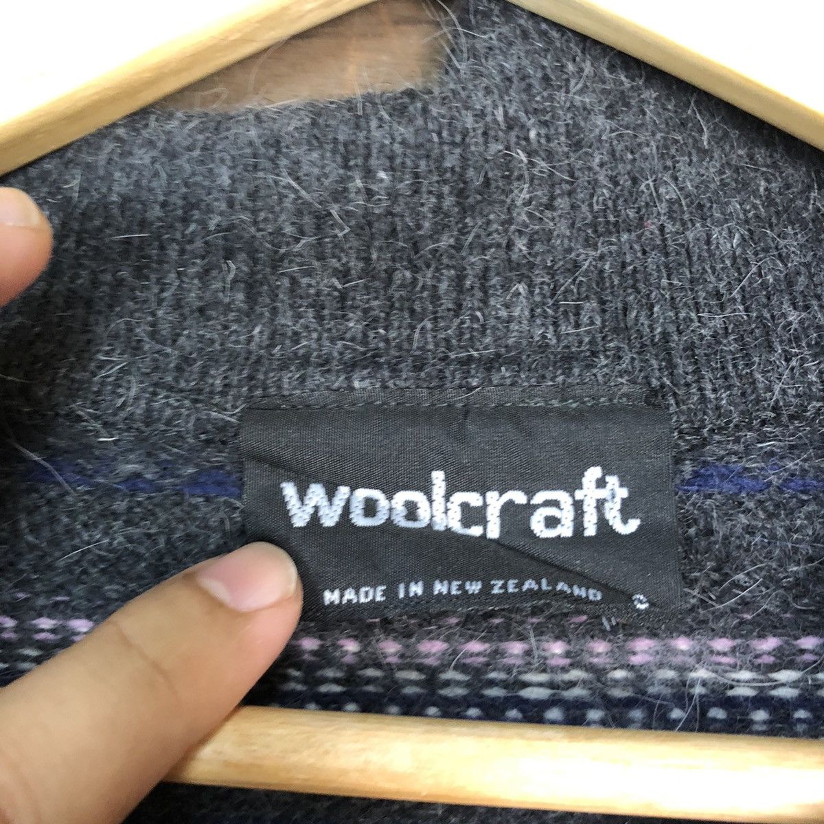 Japanese Brand Wool Craft stripe new zealand mohair Black Knitwear #6747 Size US S / EU 44-46 / 1 - 6 Thumbnail
