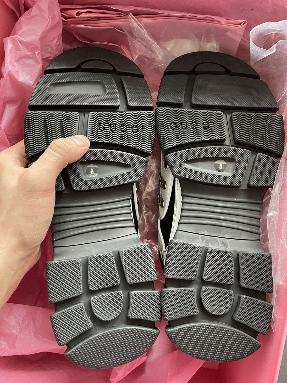 Gucci Rare LimitedEdition New Track Reflective Leather Track Boots Size US 9 / EU 42 - 6 Thumbnail