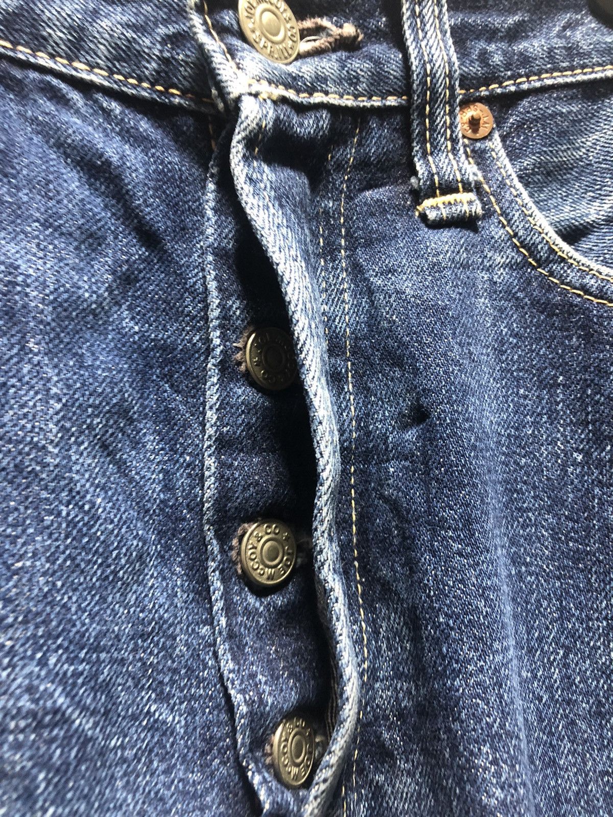TOYS McCOY × The Real McCoy's Vintage JOE McCOY Denim Pants Selvedge Size US 29 - 4 Thumbnail
