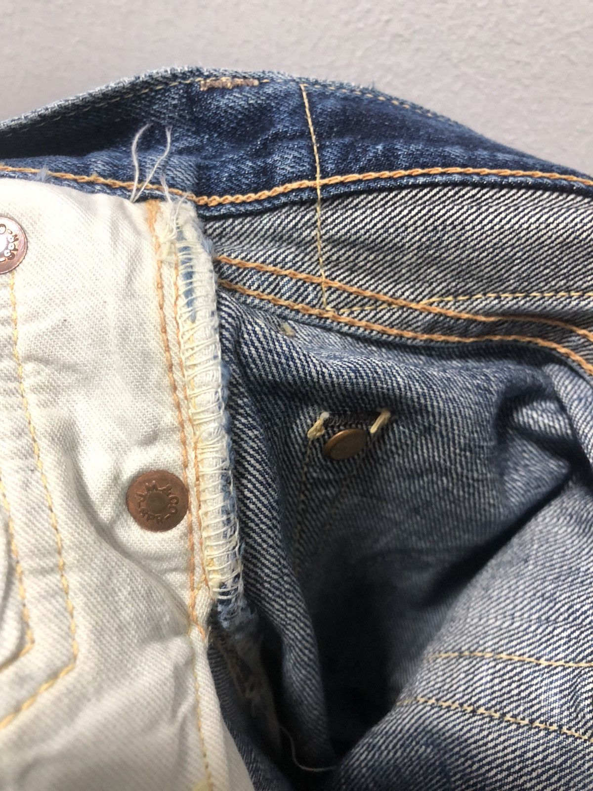 TOYS McCOY × The Real McCoy's Vintage JOE McCOY Denim Pants Selvedge Size US 29 - 10 Thumbnail