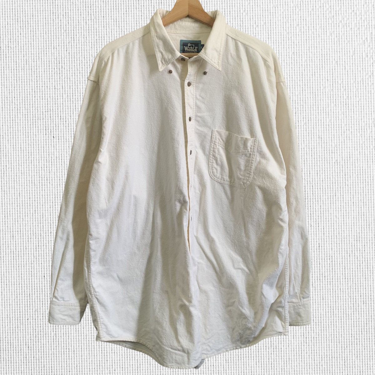 Vintage × Woolrich Woolen Mills Vintage Woolrich Button Up Shirt Size US XL / EU 56 / 4 - 1 Thumbnail