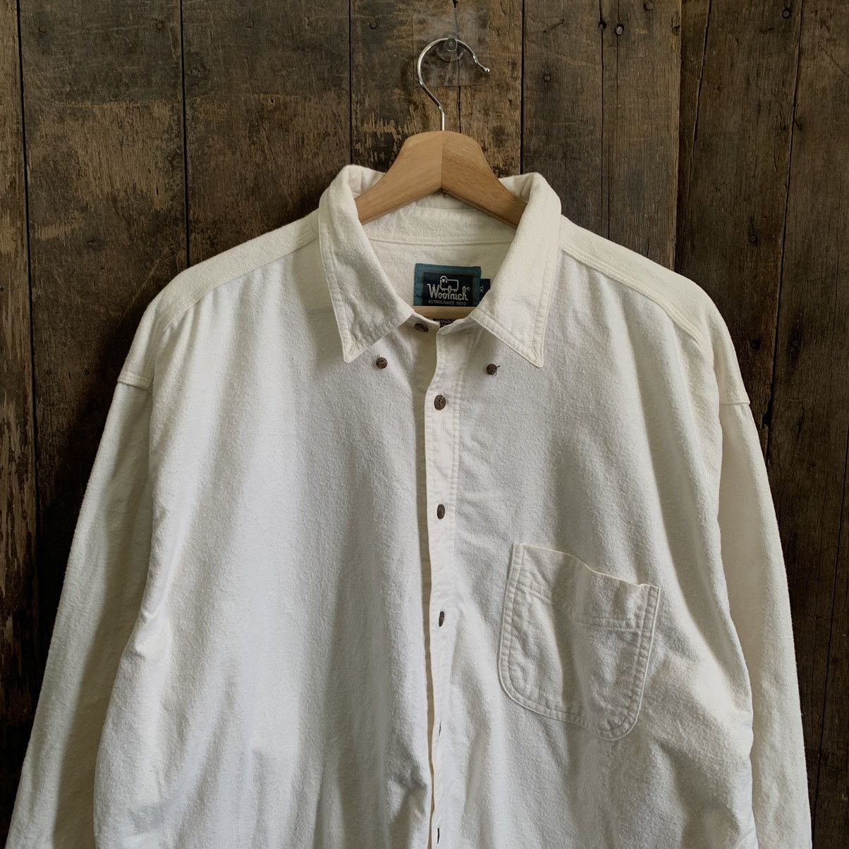 Vintage × Woolrich Woolen Mills Vintage Woolrich Button Up Shirt Size US XL / EU 56 / 4 - 2 Thumbnail