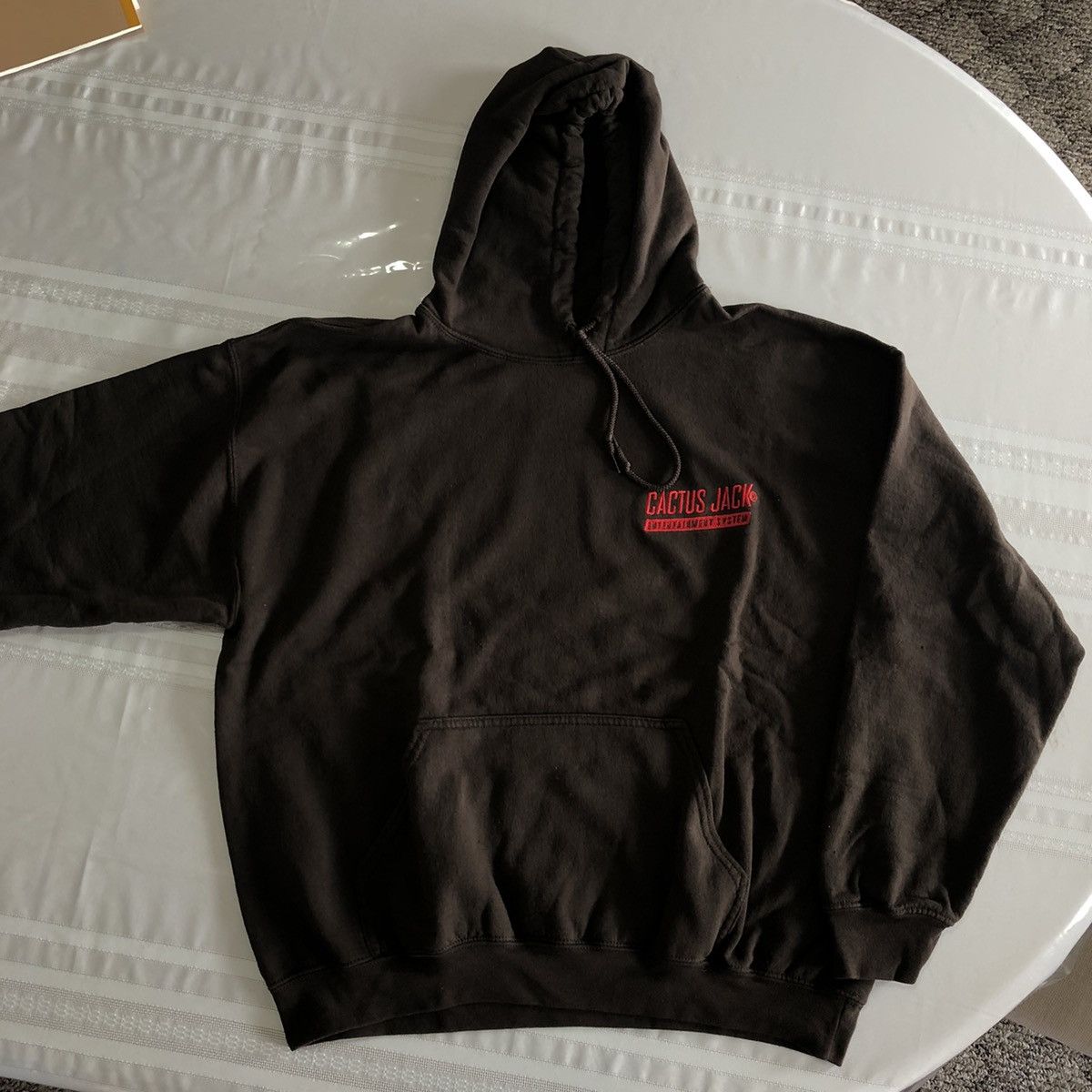 Travis scott cj logo hoodie hotsell
