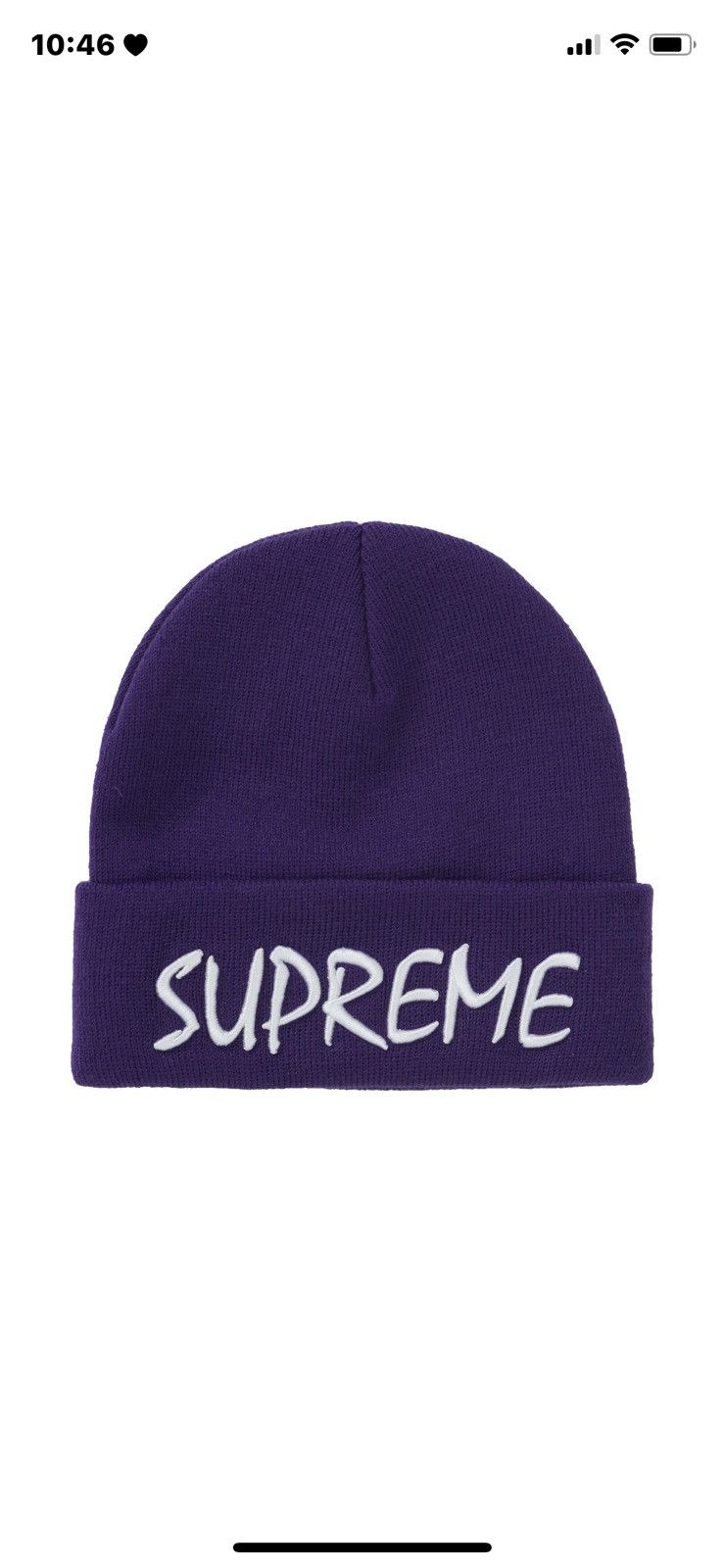 Supreme Supreme FTP Beanie Purple Size ONE SIZE - 1 Thumbnail