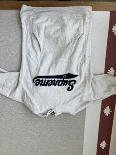 Supreme Chenille Script Hoodie | Grailed