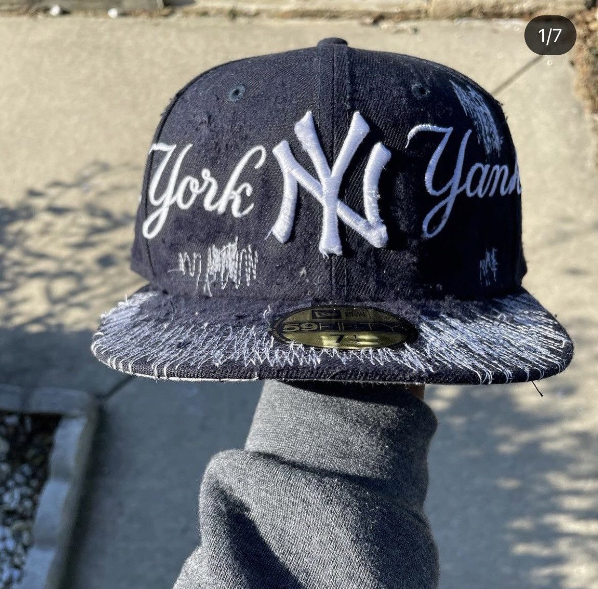 Custom yankee fitted hats online