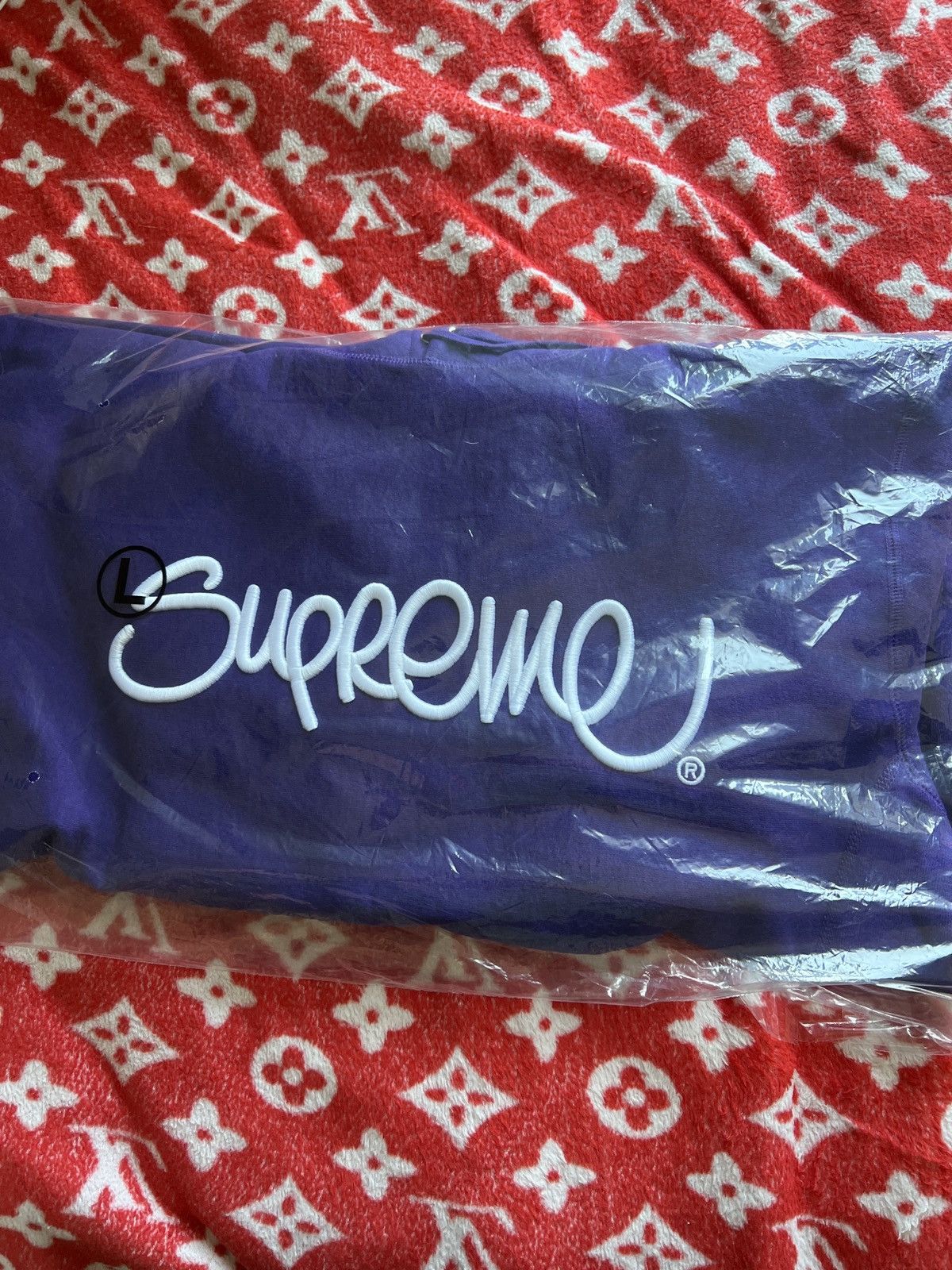 Supreme Raised Handstyle Hooded Sweatshirt