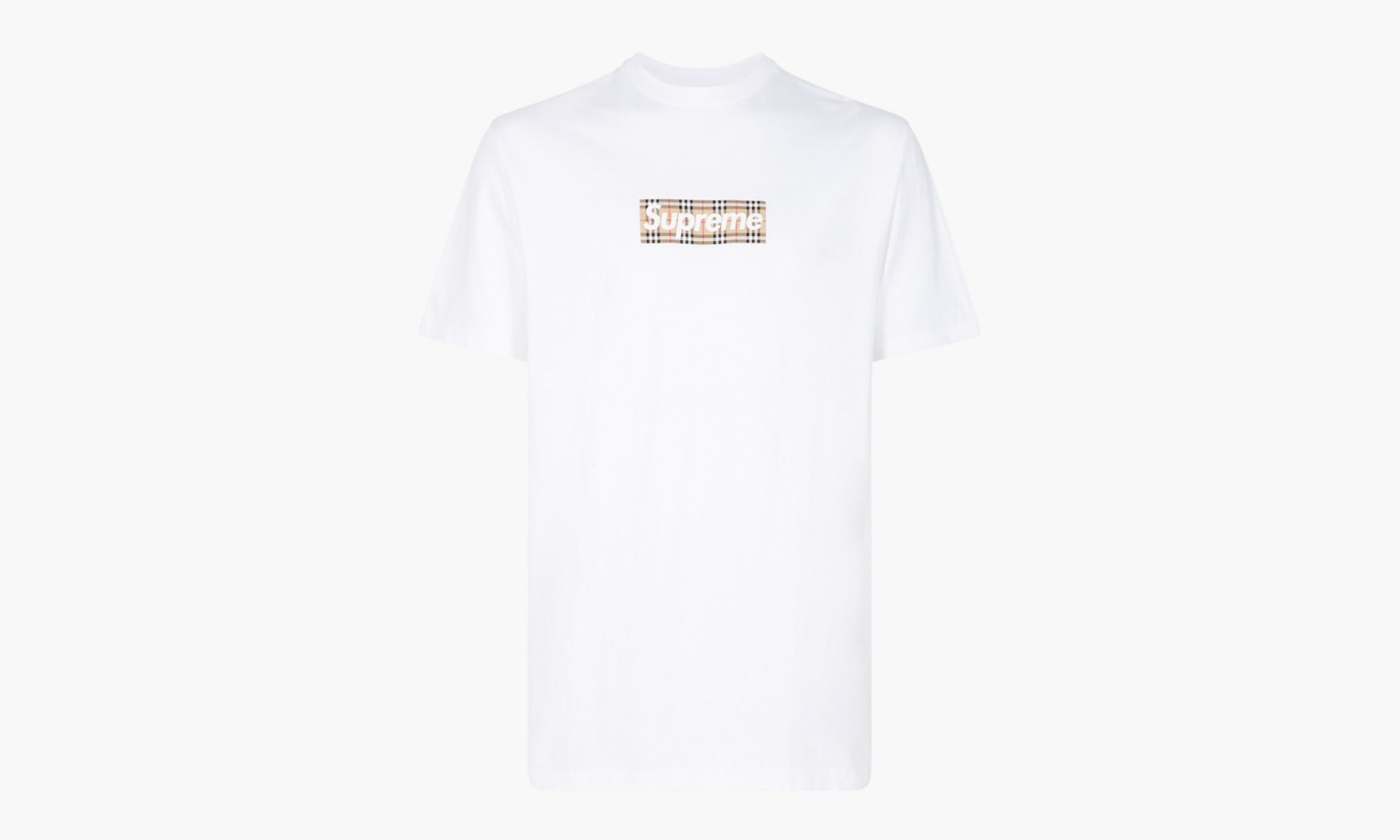 Supreme BURBERRY BOX LOGO TEE 