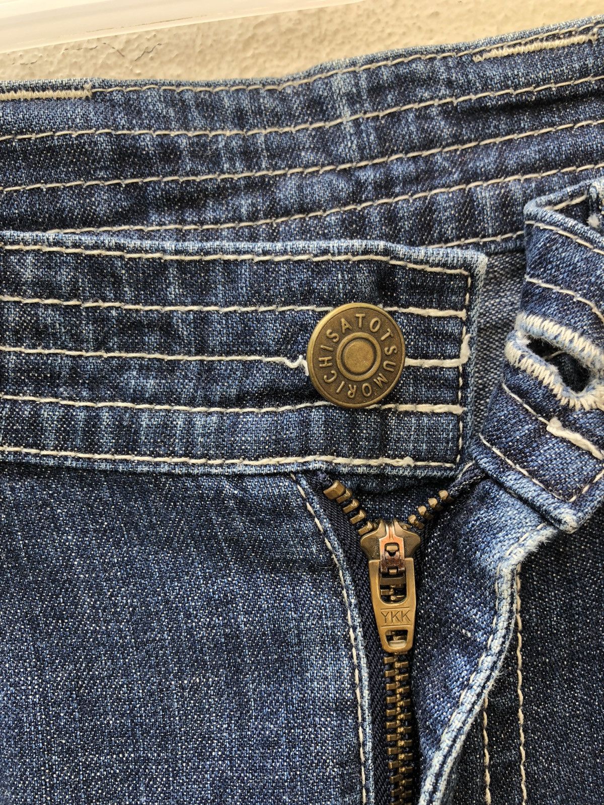 Issey Miyake × Tsumori Chisato Vintage Tsumori Chisato Tactical Cargo Light Denim Jeans Size US 30 / EU 46 - 6 Thumbnail