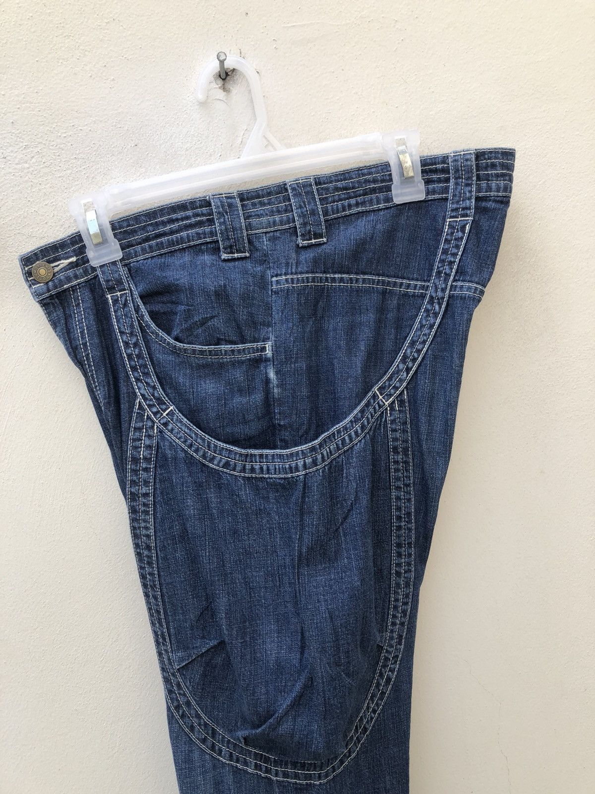 Issey Miyake × Tsumori Chisato Vintage Tsumori Chisato Tactical Cargo Light Denim Jeans Size US 30 / EU 46 - 20 Thumbnail