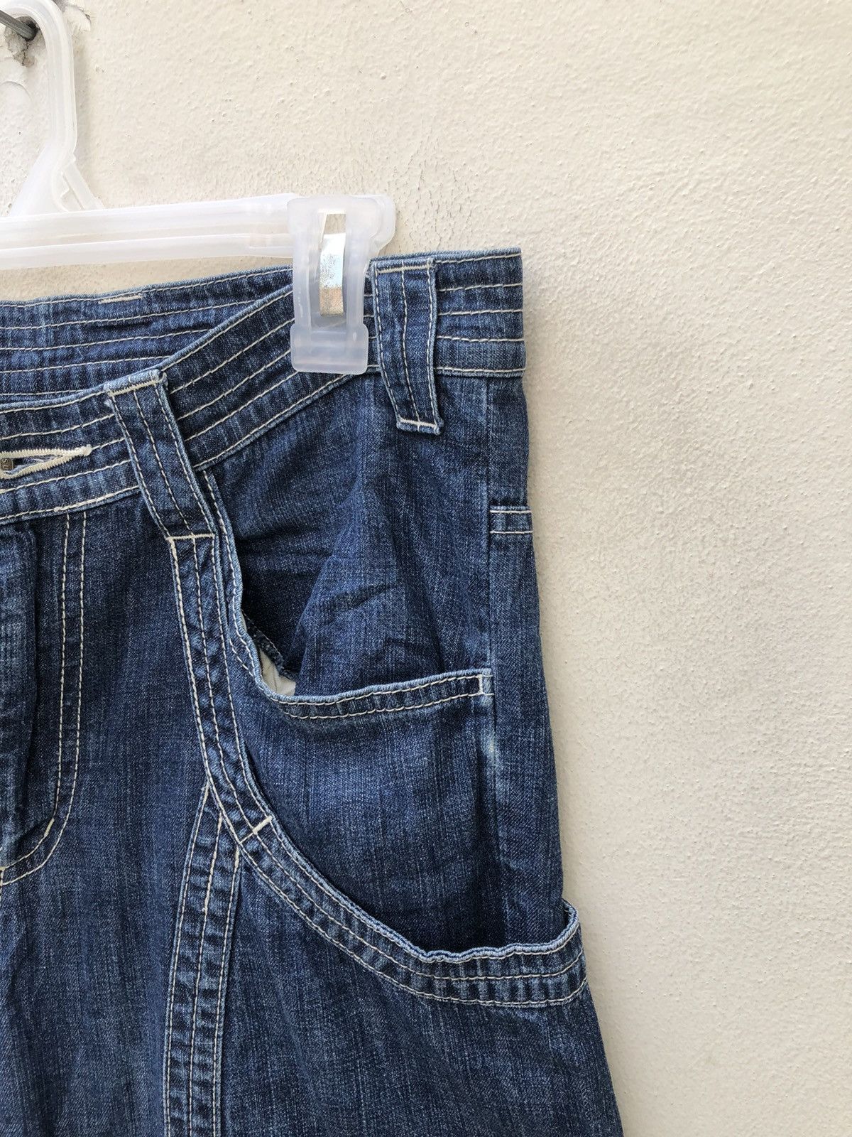 Issey Miyake × Tsumori Chisato Vintage Tsumori Chisato Tactical Cargo Light Denim Jeans Size US 30 / EU 46 - 10 Thumbnail