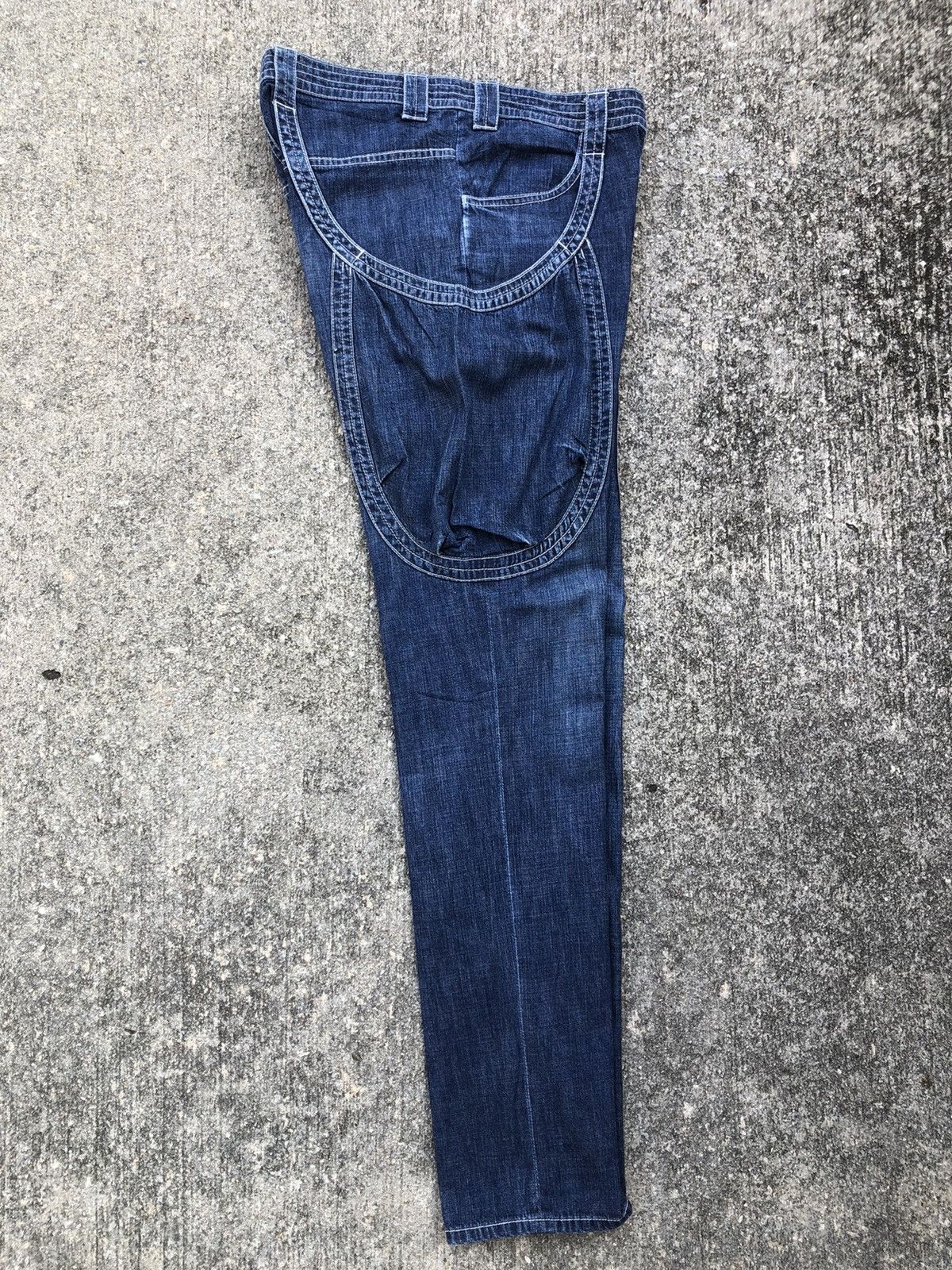 Issey Miyake × Tsumori Chisato Vintage Tsumori Chisato Tactical Cargo Light Denim Jeans Size US 30 / EU 46 - 3 Thumbnail