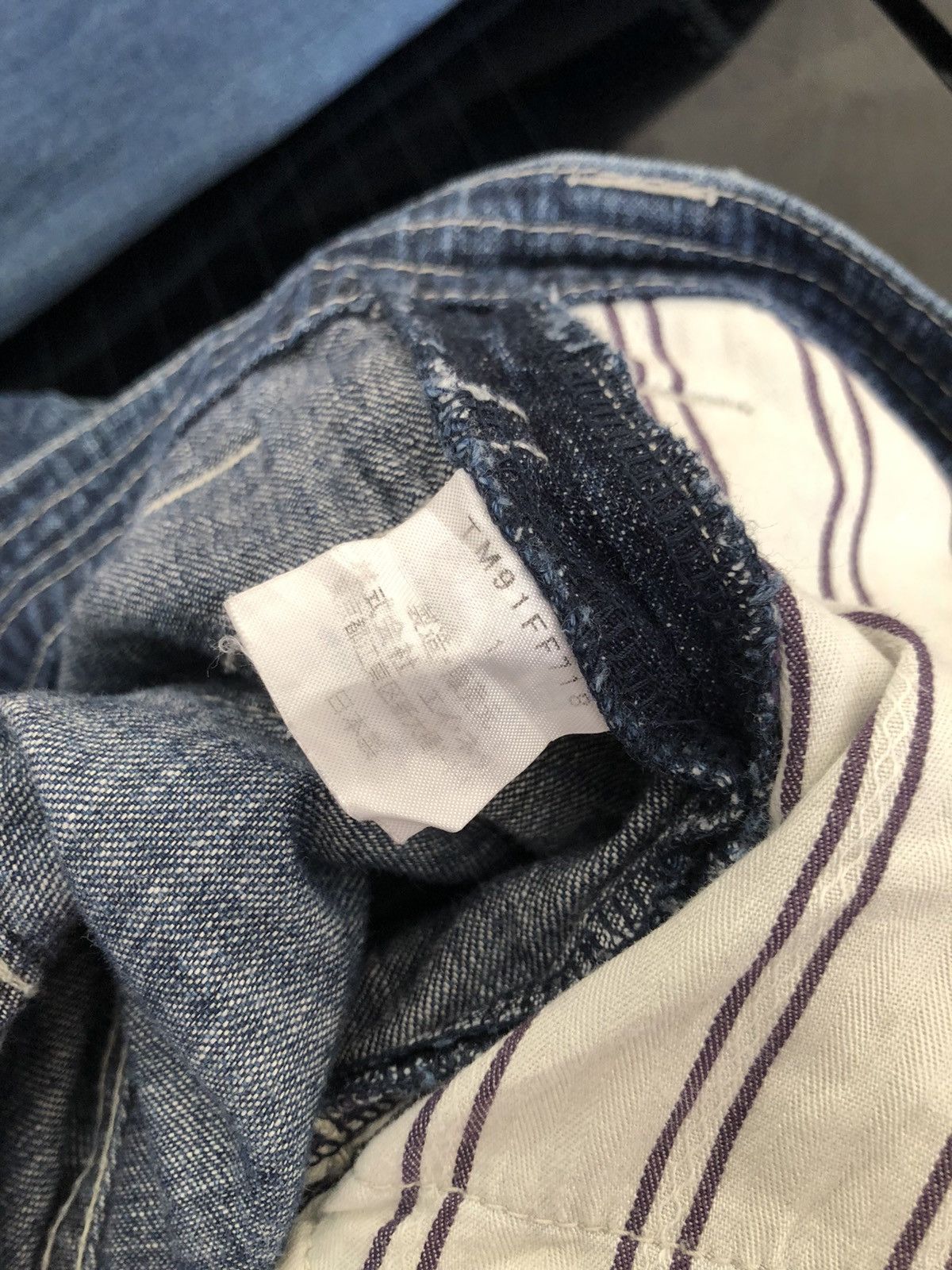 Issey Miyake × Tsumori Chisato Vintage Tsumori Chisato Tactical Cargo Light Denim Jeans Size US 30 / EU 46 - 22 Thumbnail