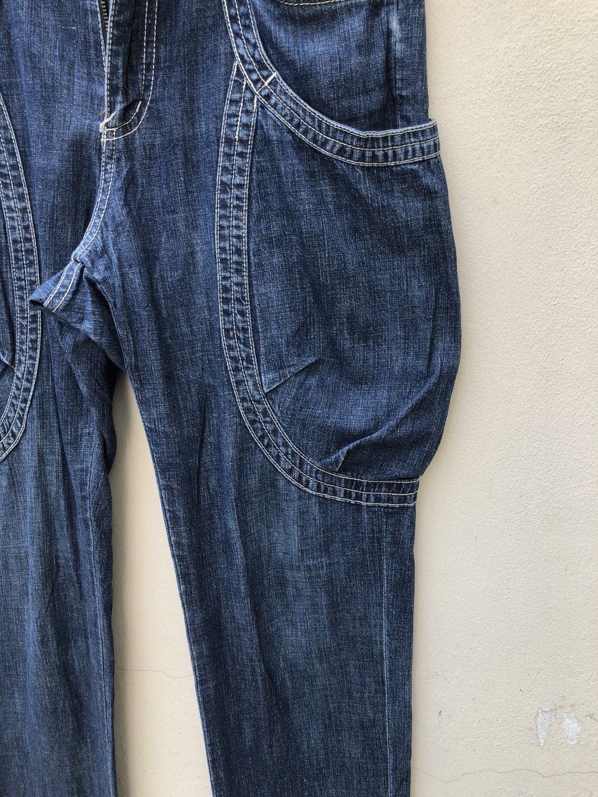 Issey Miyake × Tsumori Chisato Vintage Tsumori Chisato Tactical Cargo Light Denim Jeans Size US 30 / EU 46 - 11 Thumbnail
