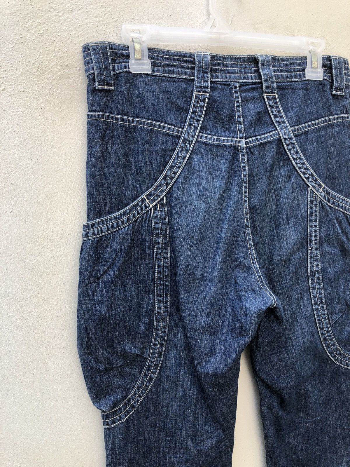 Issey Miyake × Tsumori Chisato Vintage Tsumori Chisato Tactical Cargo Light Denim Jeans Size US 30 / EU 46 - 14 Thumbnail