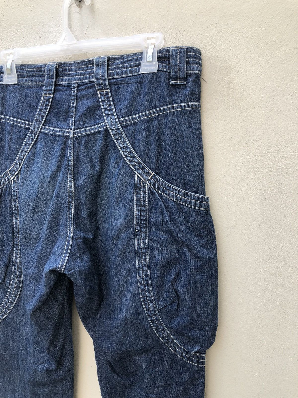 Issey Miyake × Tsumori Chisato Vintage Tsumori Chisato Tactical Cargo Light Denim Jeans Size US 30 / EU 46 - 16 Thumbnail