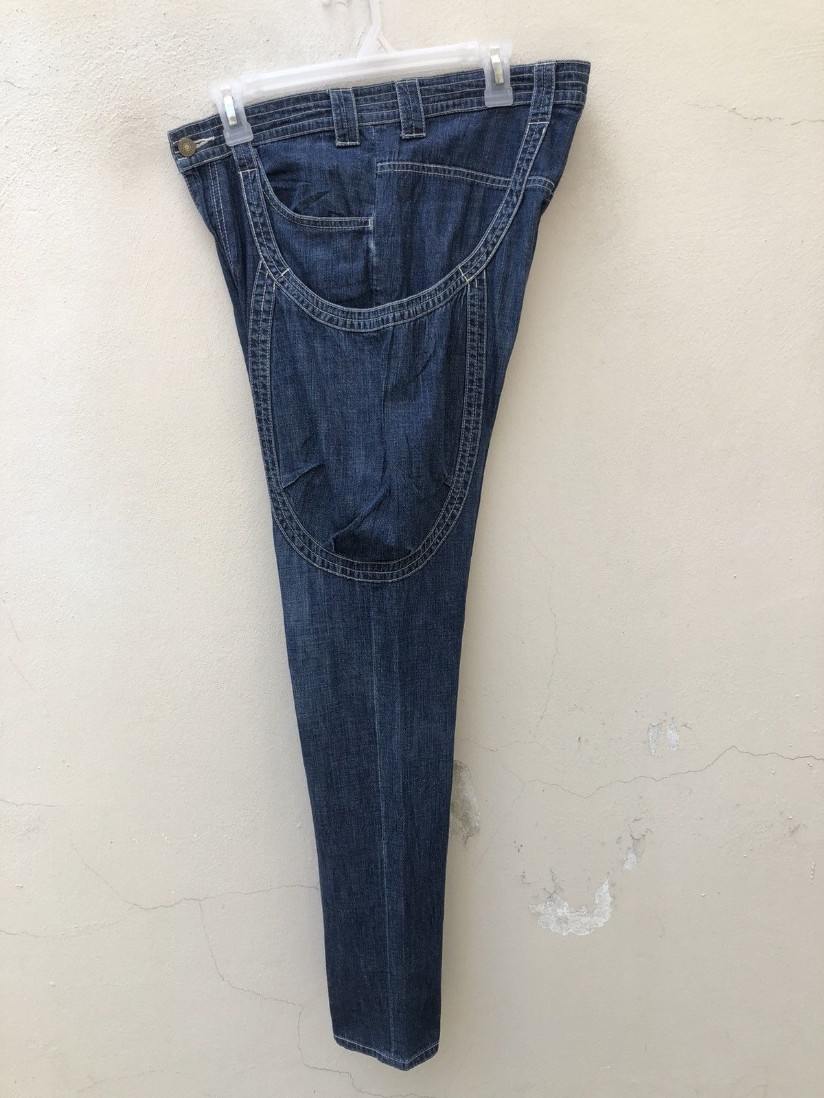 Issey Miyake × Tsumori Chisato Vintage Tsumori Chisato Tactical Cargo Light Denim Jeans Size US 30 / EU 46 - 19 Thumbnail