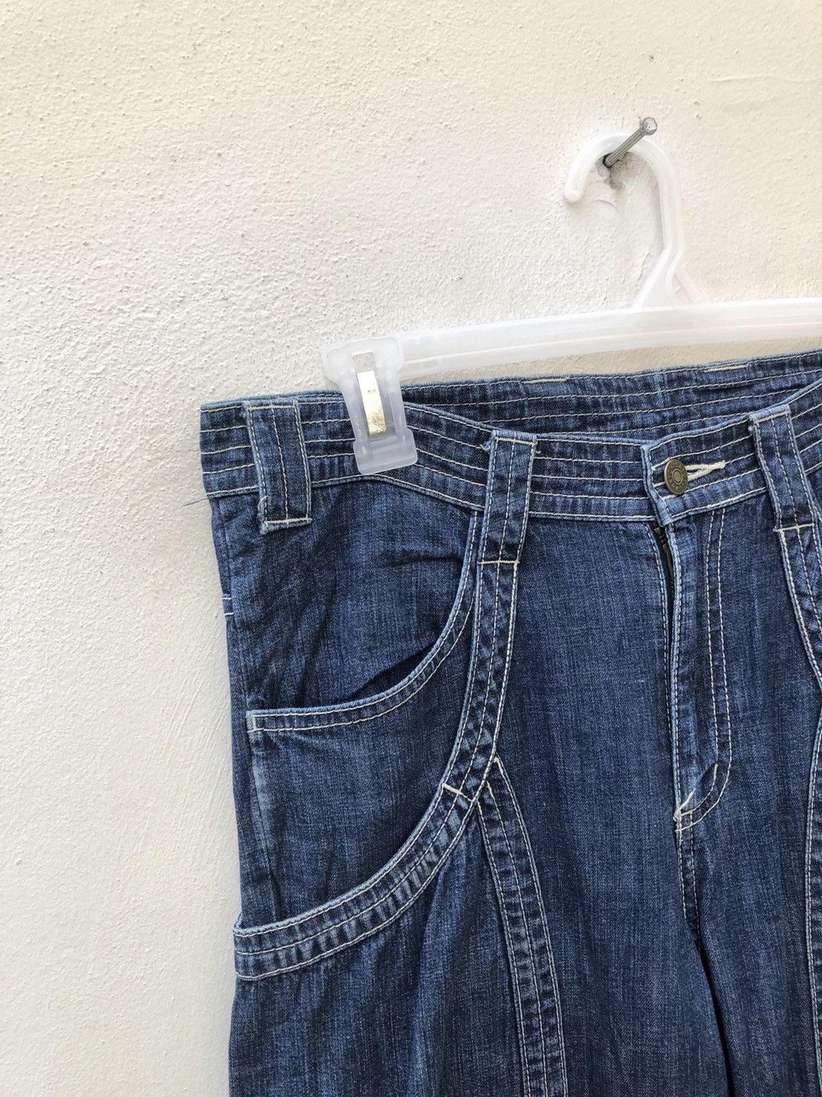 Issey Miyake × Tsumori Chisato Vintage Tsumori Chisato Tactical Cargo Light Denim Jeans Size US 30 / EU 46 - 5 Thumbnail