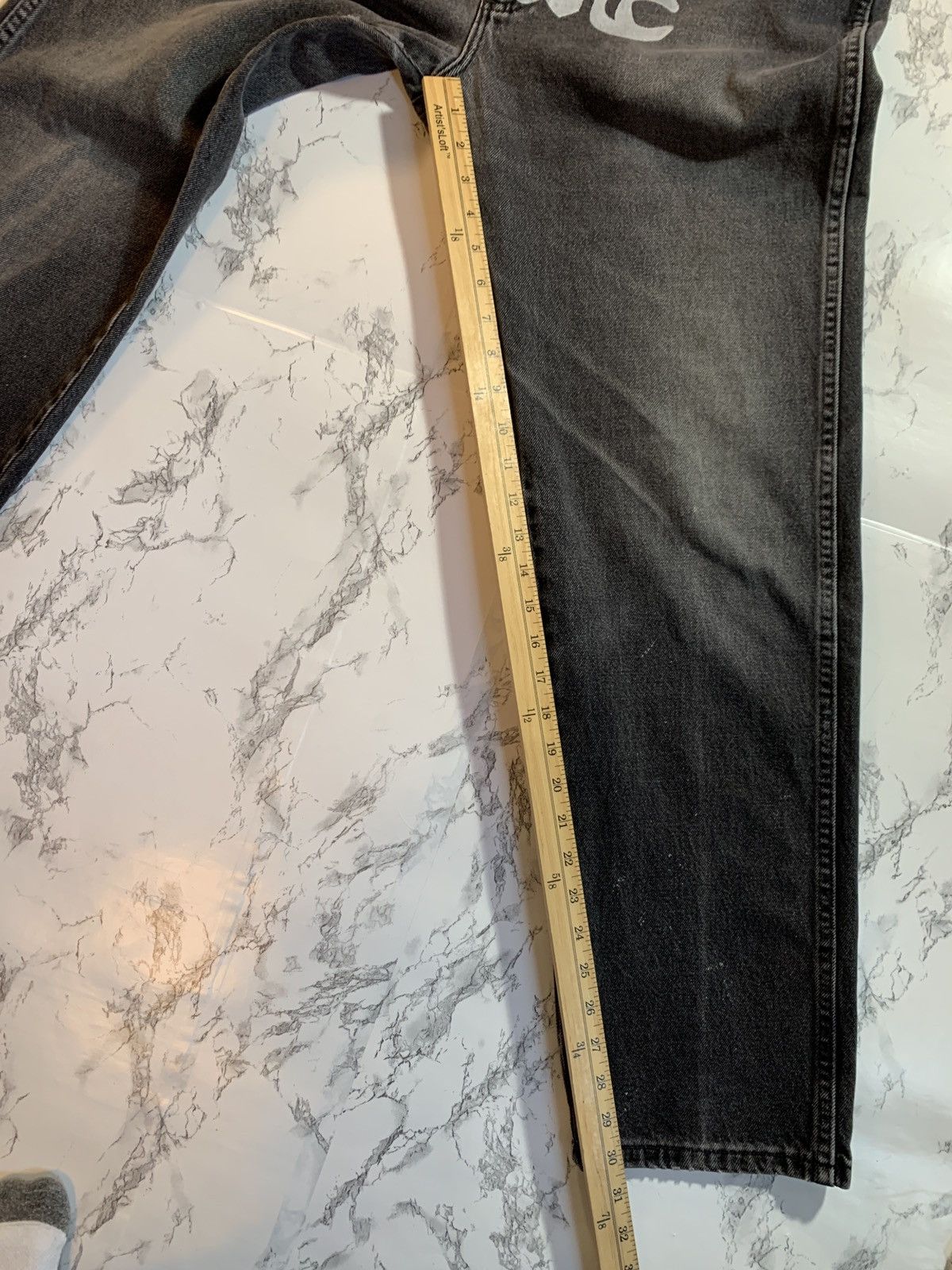 Rustler Arabic Black Denim Faded Size US 34 / EU 50 - 10 Thumbnail