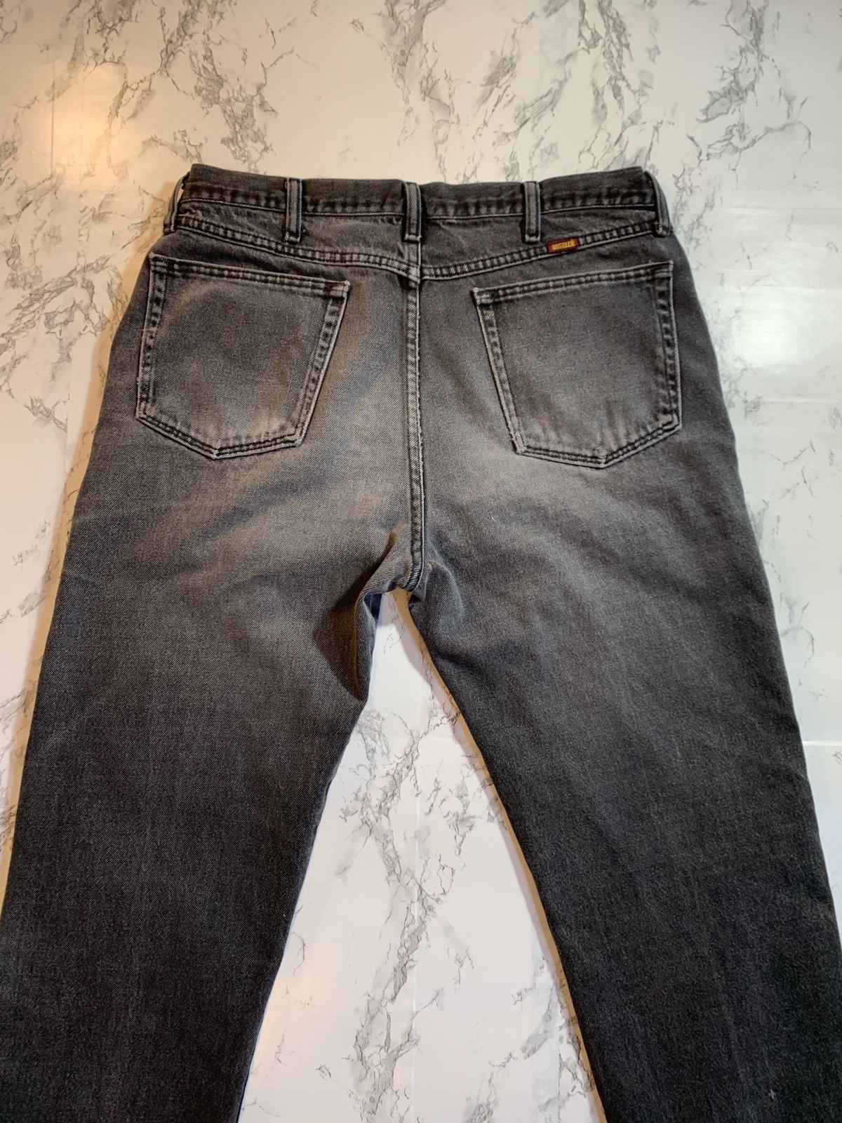 Rustler Arabic Black Denim Faded Size US 34 / EU 50 - 6 Thumbnail