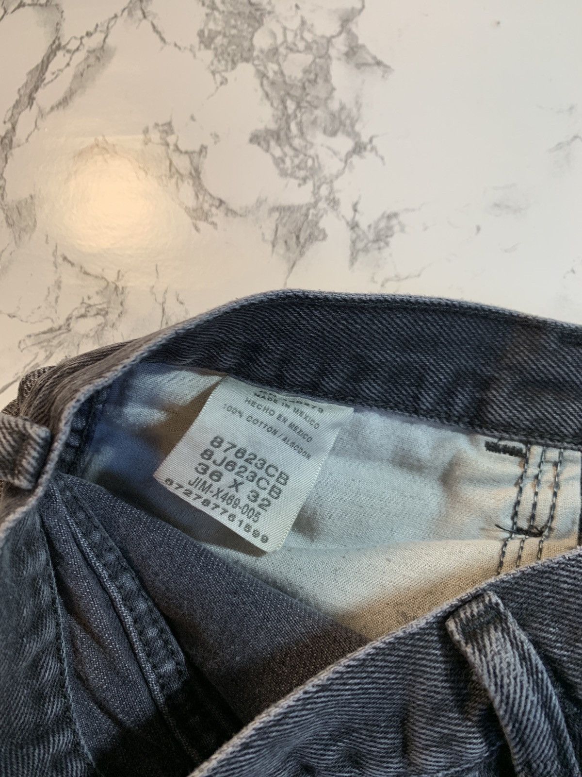 Rustler Arabic Black Denim Faded Size US 34 / EU 50 - 7 Thumbnail