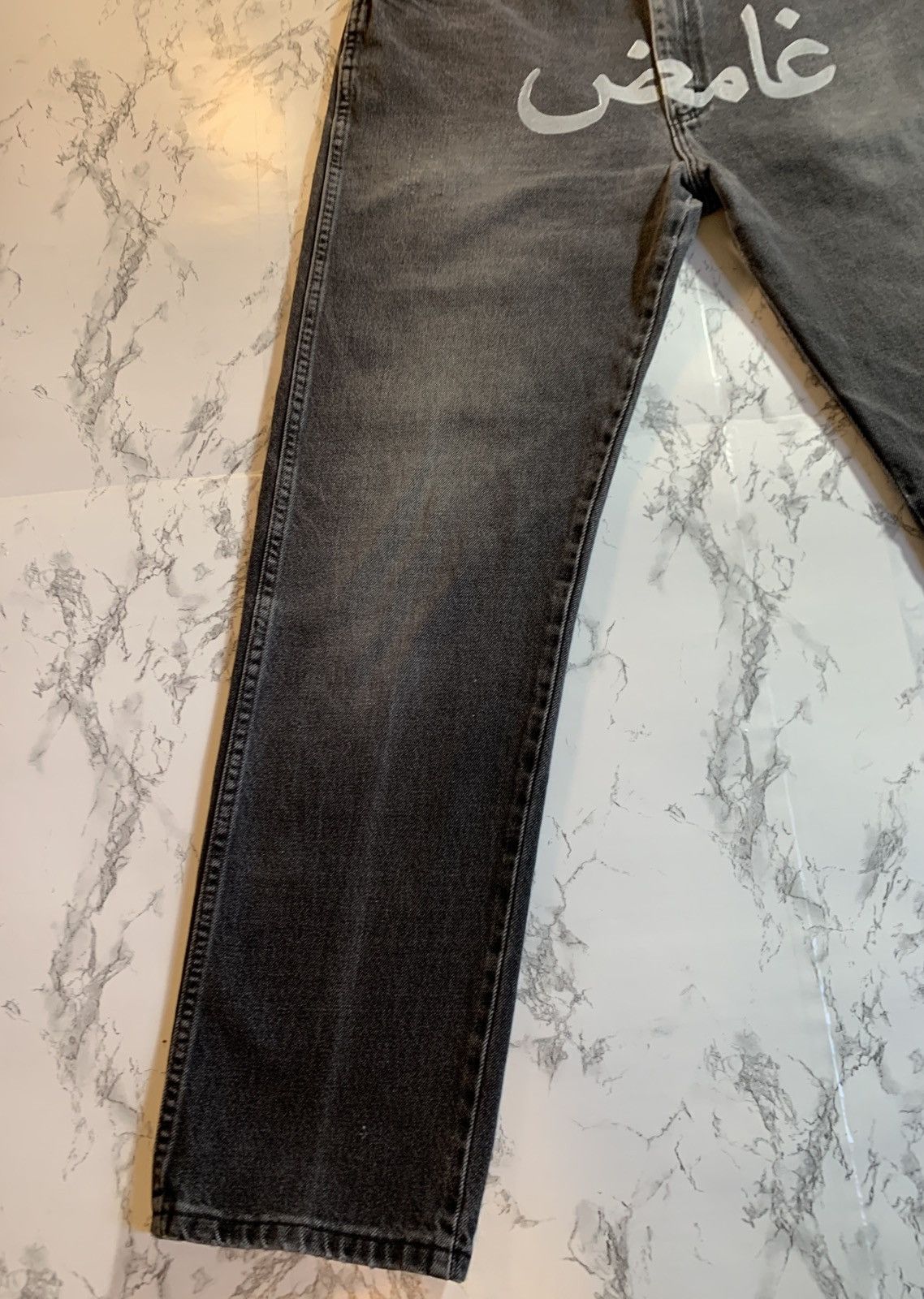 Rustler Arabic Black Denim Faded Size US 34 / EU 50 - 4 Thumbnail