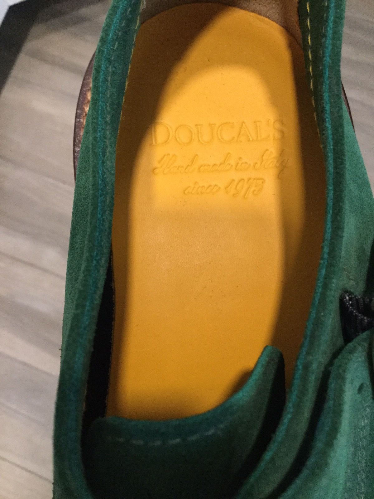 Doucal's NWOT Doucals Montegranaro Mens Green Suede Leather Shoes NEW Size US 10 / EU 43 - 8 Thumbnail