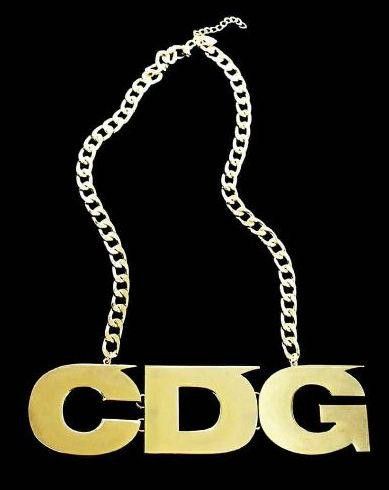 Comme des Garcons 🔥 Comme Des Garcons Necklace CDG Big Logo Chain Size ONE SIZE - 4 Thumbnail