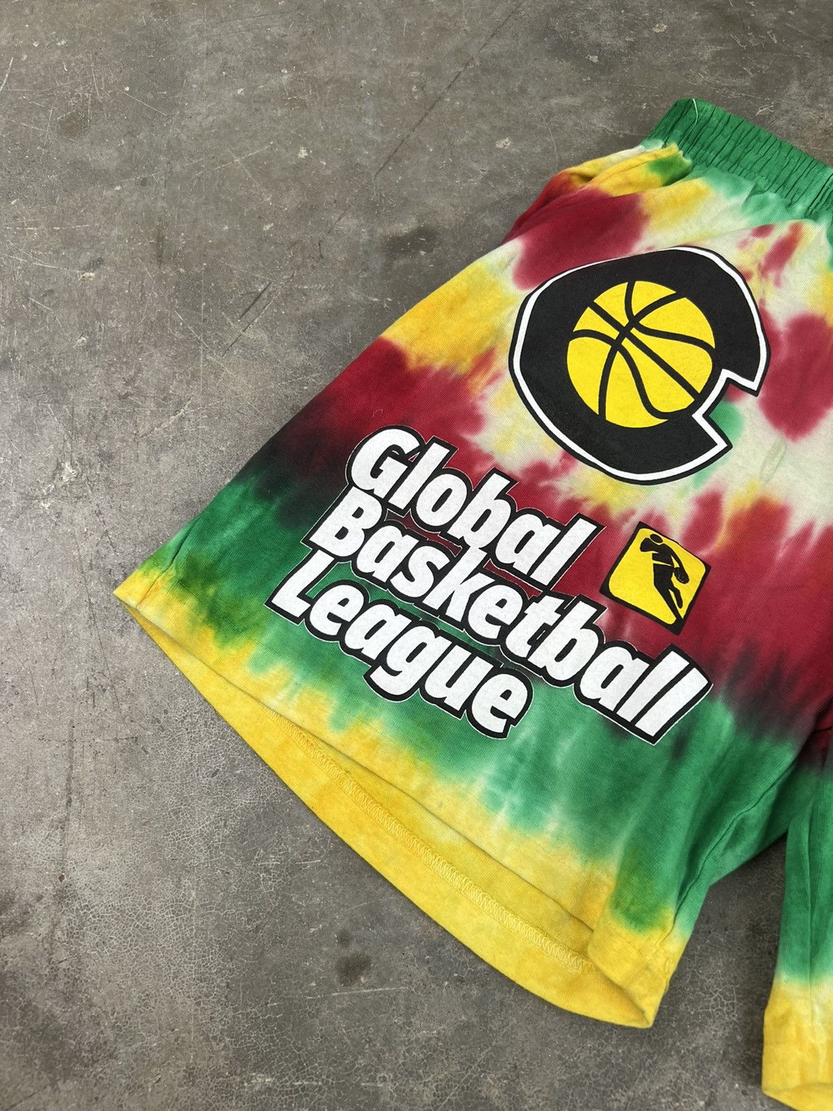 Market Chinatown Market Global Basketball League Tie Dye Shorts 🧊 Size US 34 / EU 50 - 3 Thumbnail