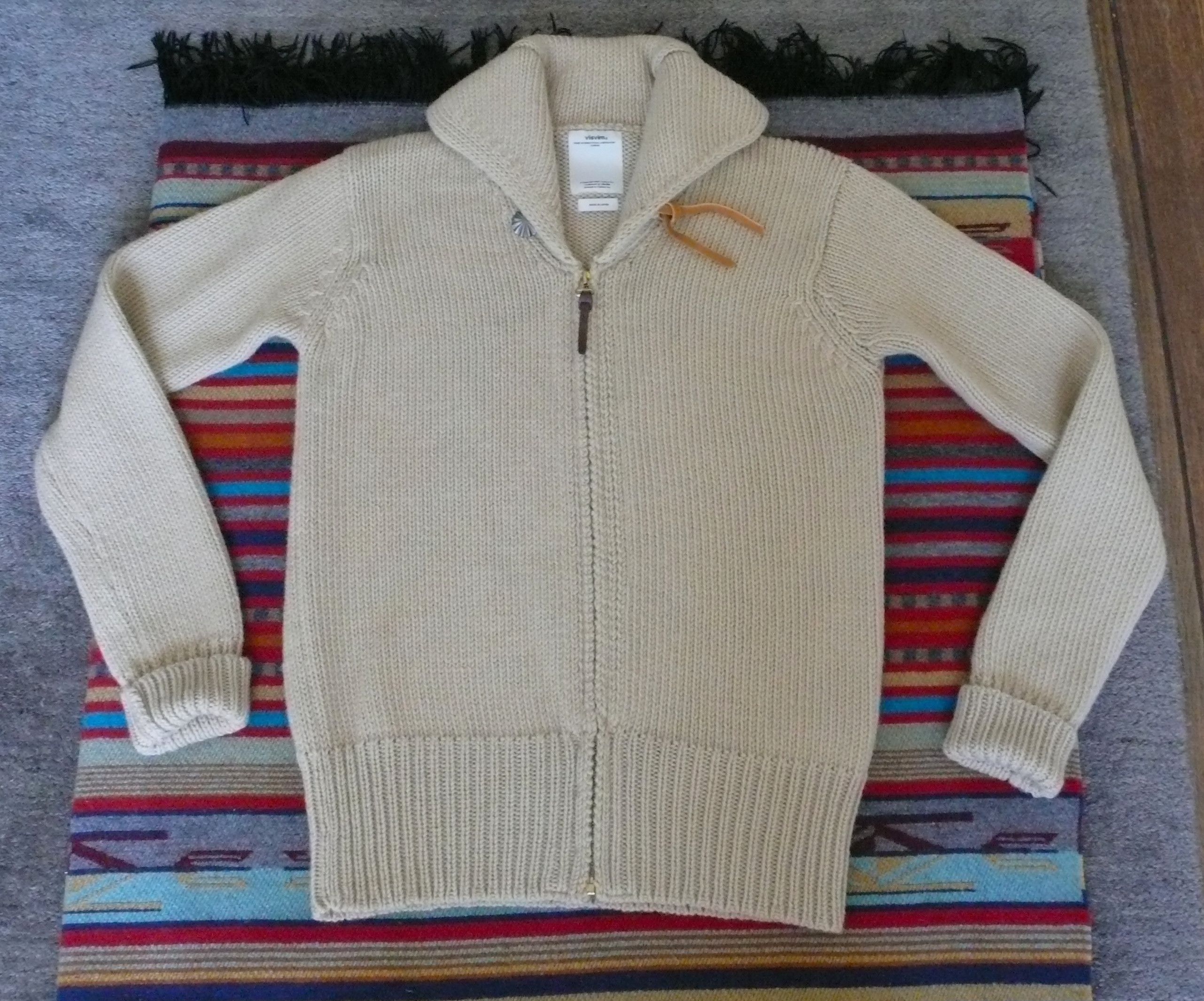 Visvim FW13 Stugis Sweater Full Zip | Grailed