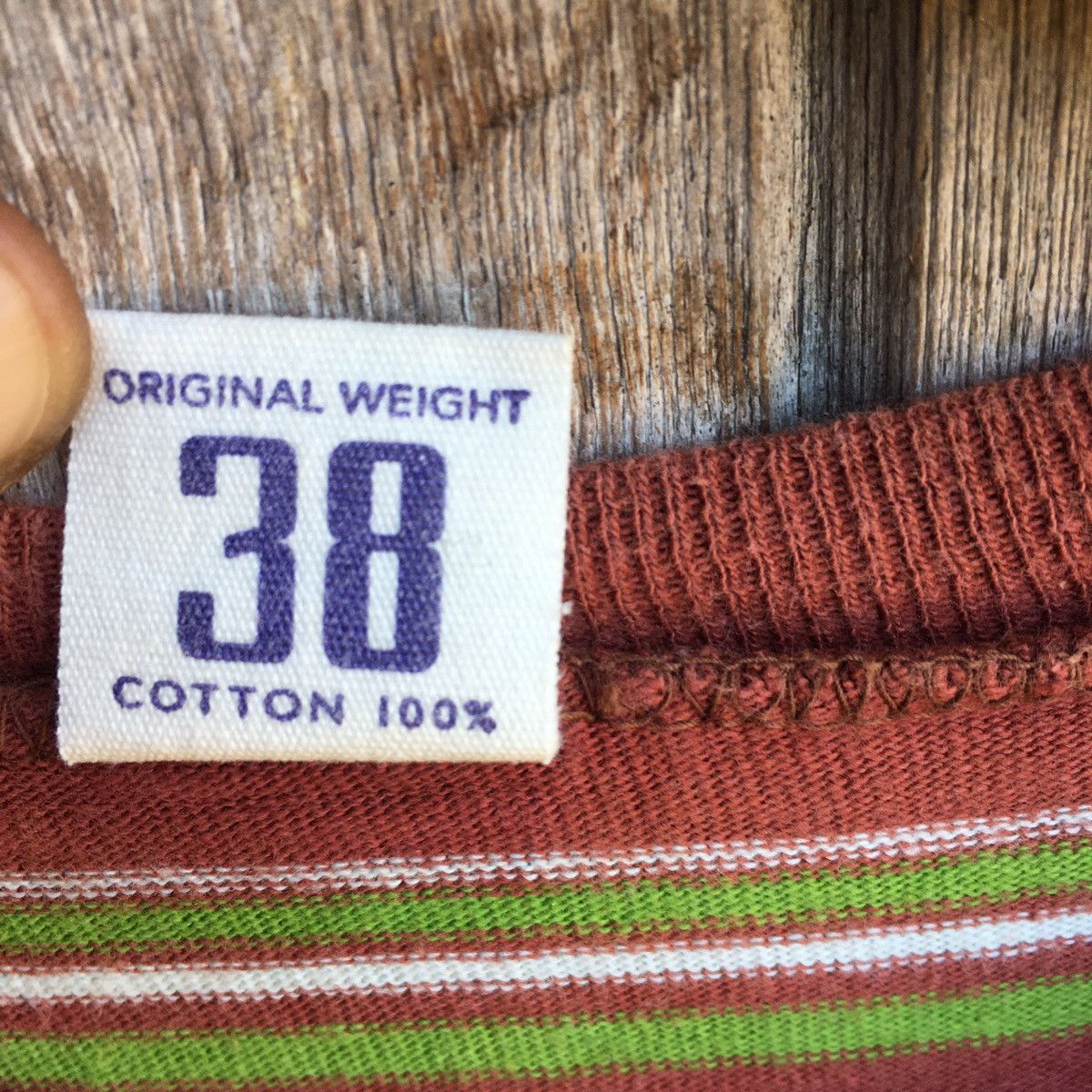 The Real McCoy's Vintage Joe McCoy Ball Park Stripe Pocket Tee Size US M / EU 48-50 / 2 - 4 Thumbnail