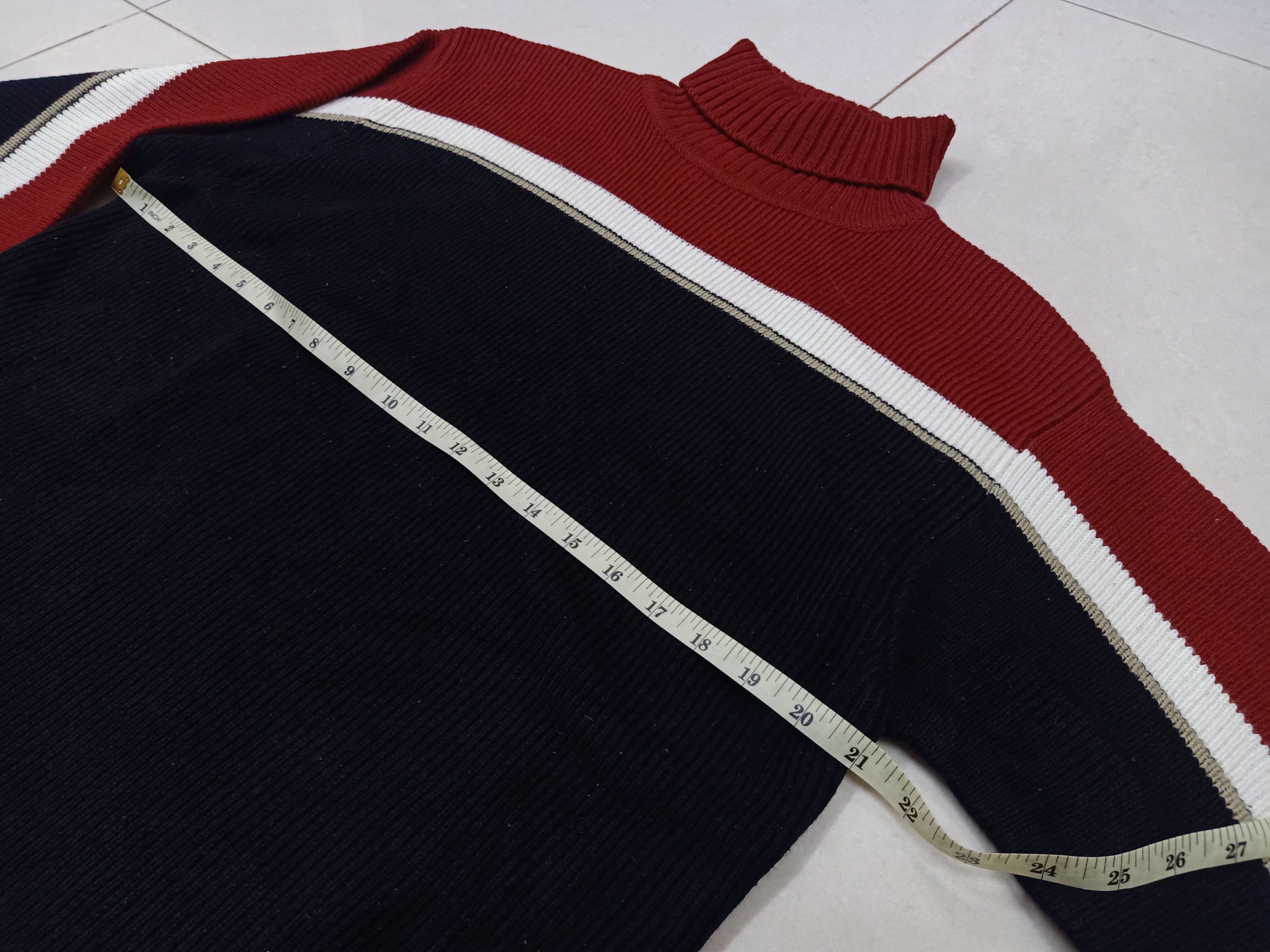 Aran Isles Knitwear × Tommy Hilfiger TOMMY HILFIGER Iconic Flag Turtleneck Knitwear Sweatshirt Size US M / EU 48-50 / 2 - 6 Thumbnail