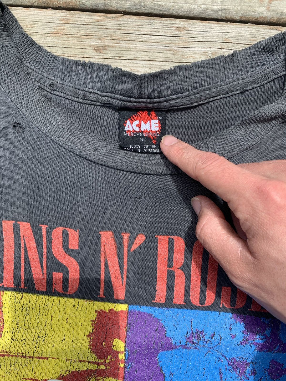 Band Tees × Guns N' Roses × Vintage JAPAN RARE GUNS N ROSES 1992 TEE Size US XL / EU 56 / 4 - 3 Thumbnail