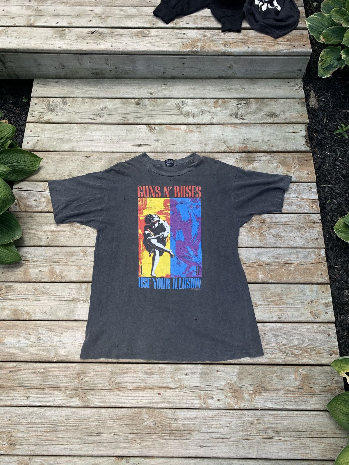 Band Tees × Guns N' Roses × Vintage JAPAN RARE GUNS N ROSES 1992 TEE Size US XL / EU 56 / 4 - 1 Thumbnail