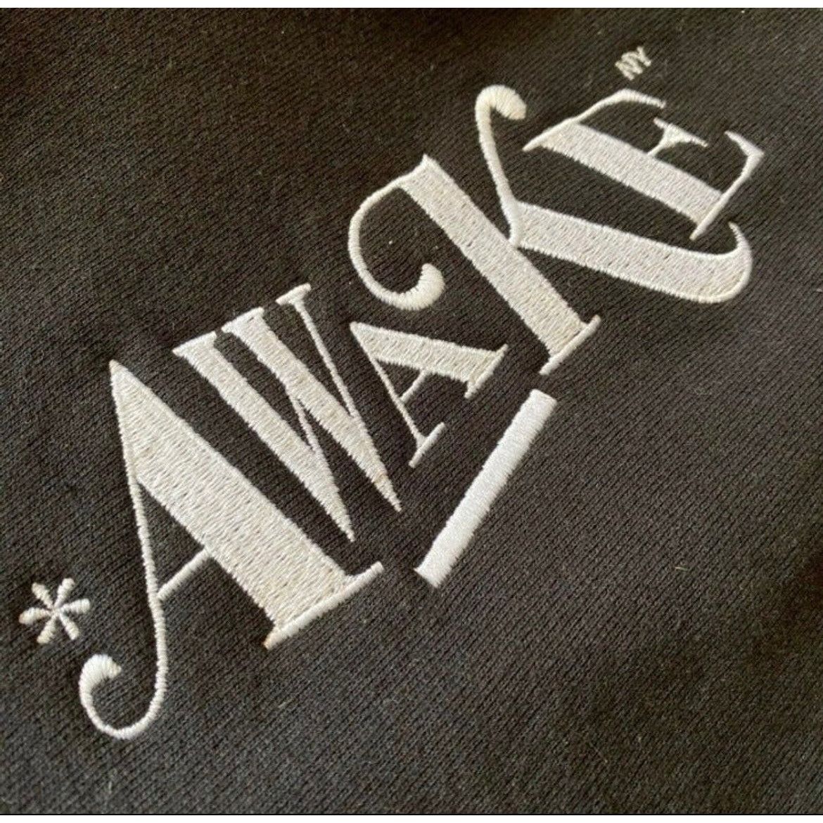 Awake NY NEW AWAKE NY EMBROIDERED BLACK HOODIE SZ LARGE L Size US L / EU 52-54 / 3 - 4 Thumbnail