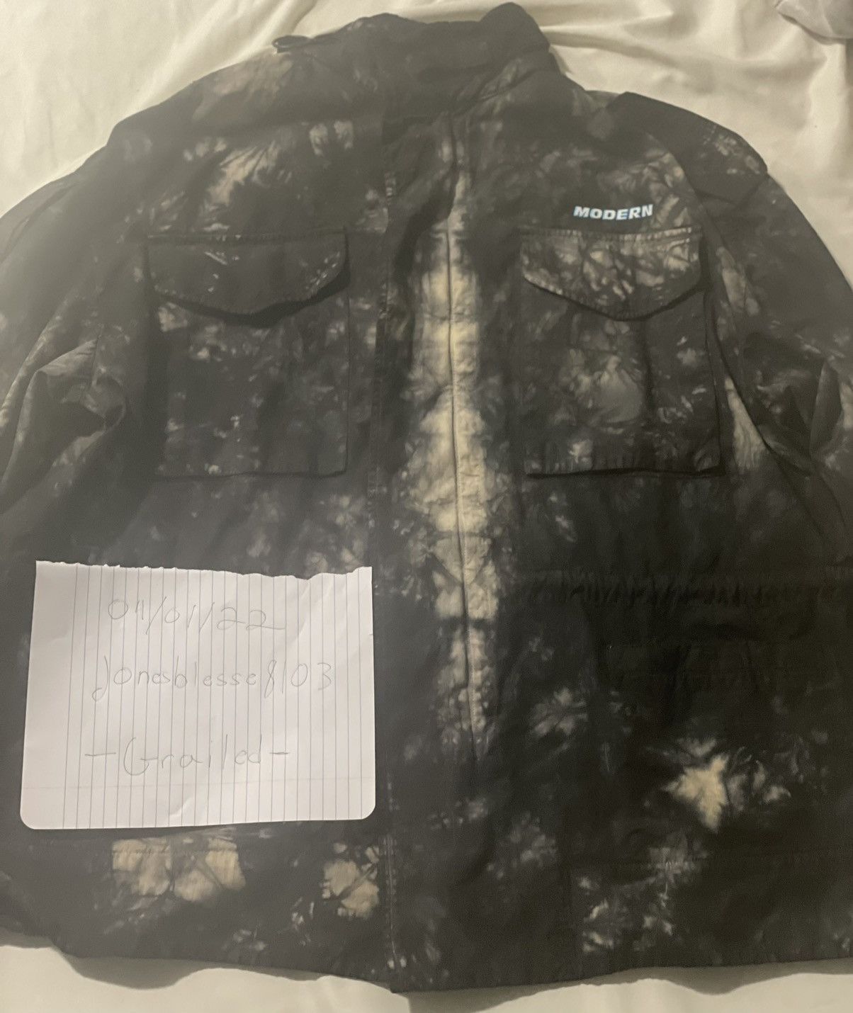 Off-White New Field Tye-Dye Military Jacket Size US XL / EU 56 / 4 - 8 Thumbnail