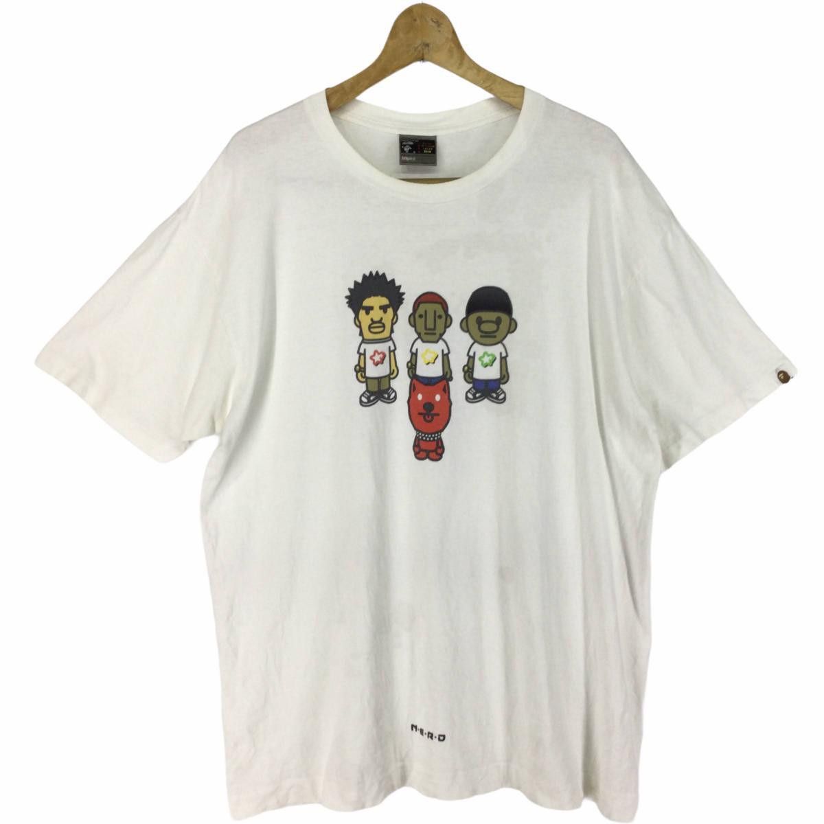 Bape × Pharrell N.E.R.D x A Bathing Ape T-Shirt | Grailed