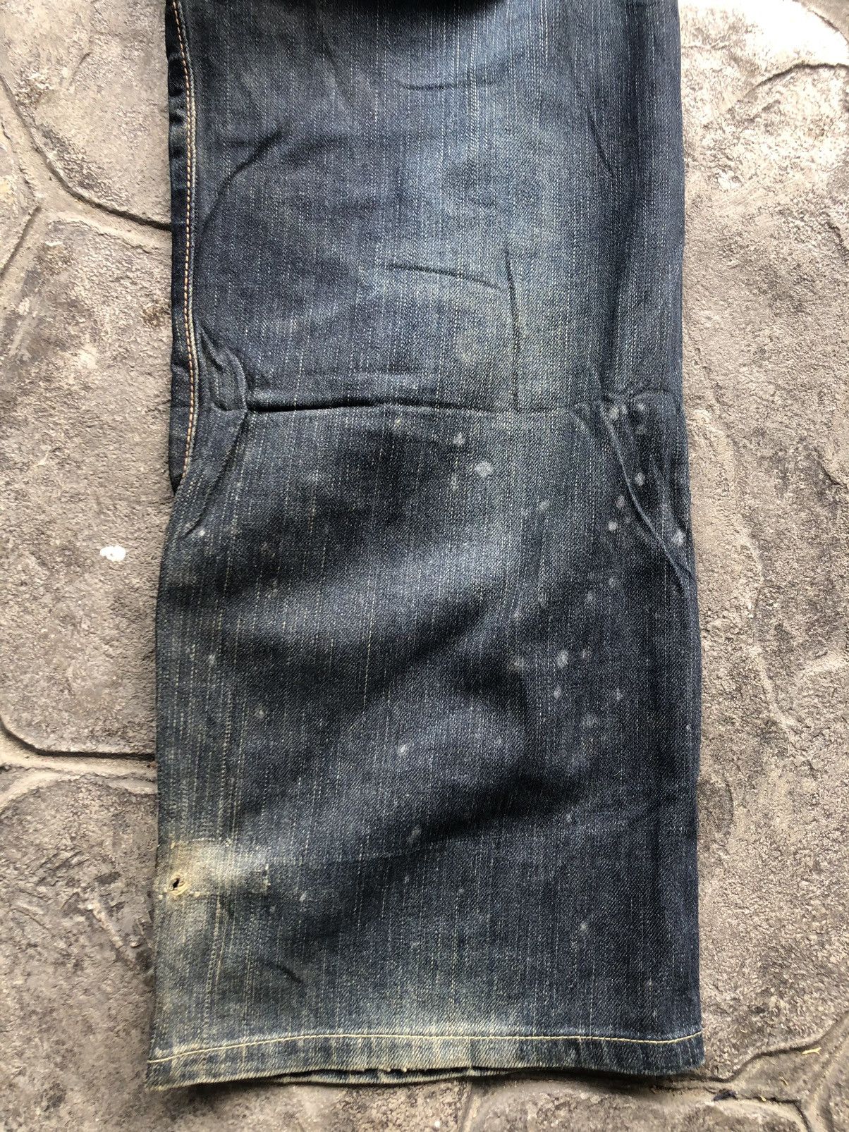Edwin Edwin 504 Rebel Vintage TRASHED Denim Size US 34 / EU 50 - 12 Thumbnail