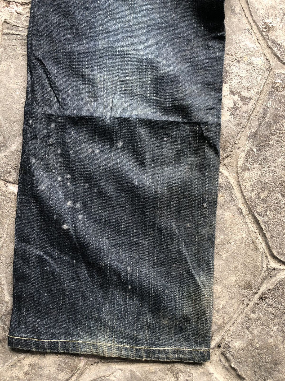 Edwin Edwin 504 Rebel Vintage TRASHED Denim Size US 34 / EU 50 - 13 Thumbnail
