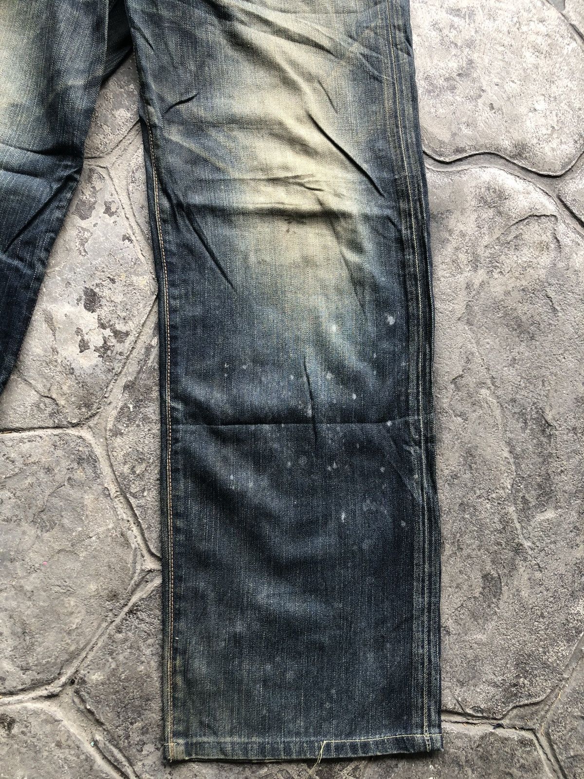 Edwin Edwin 504 Rebel Vintage TRASHED Denim Size US 34 / EU 50 - 5 Thumbnail