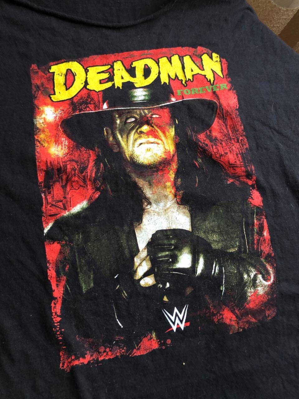 Vintage × WWE × WWF Vintage WWE Undertaker black t-shirt deadman Size US XL / EU 56 / 4 - 6 Thumbnail