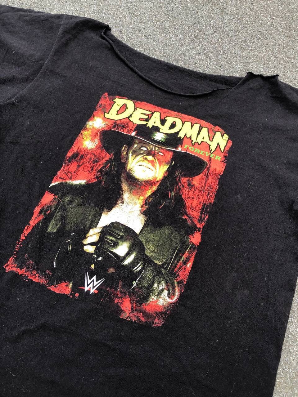 Vintage × WWE × WWF Vintage WWE Undertaker black t-shirt deadman Size US XL / EU 56 / 4 - 3 Thumbnail