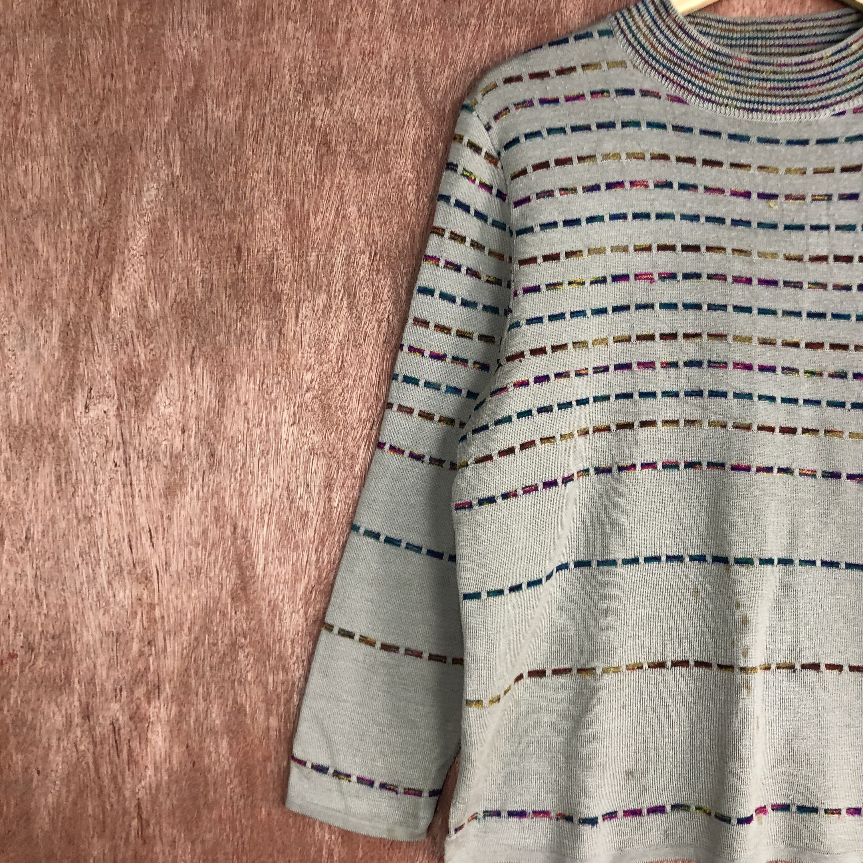 Homespun Knitwear DLL Japan Brown Shaggy Knitwear #c438 Size US M / EU 48-50 / 2 - 7 Thumbnail