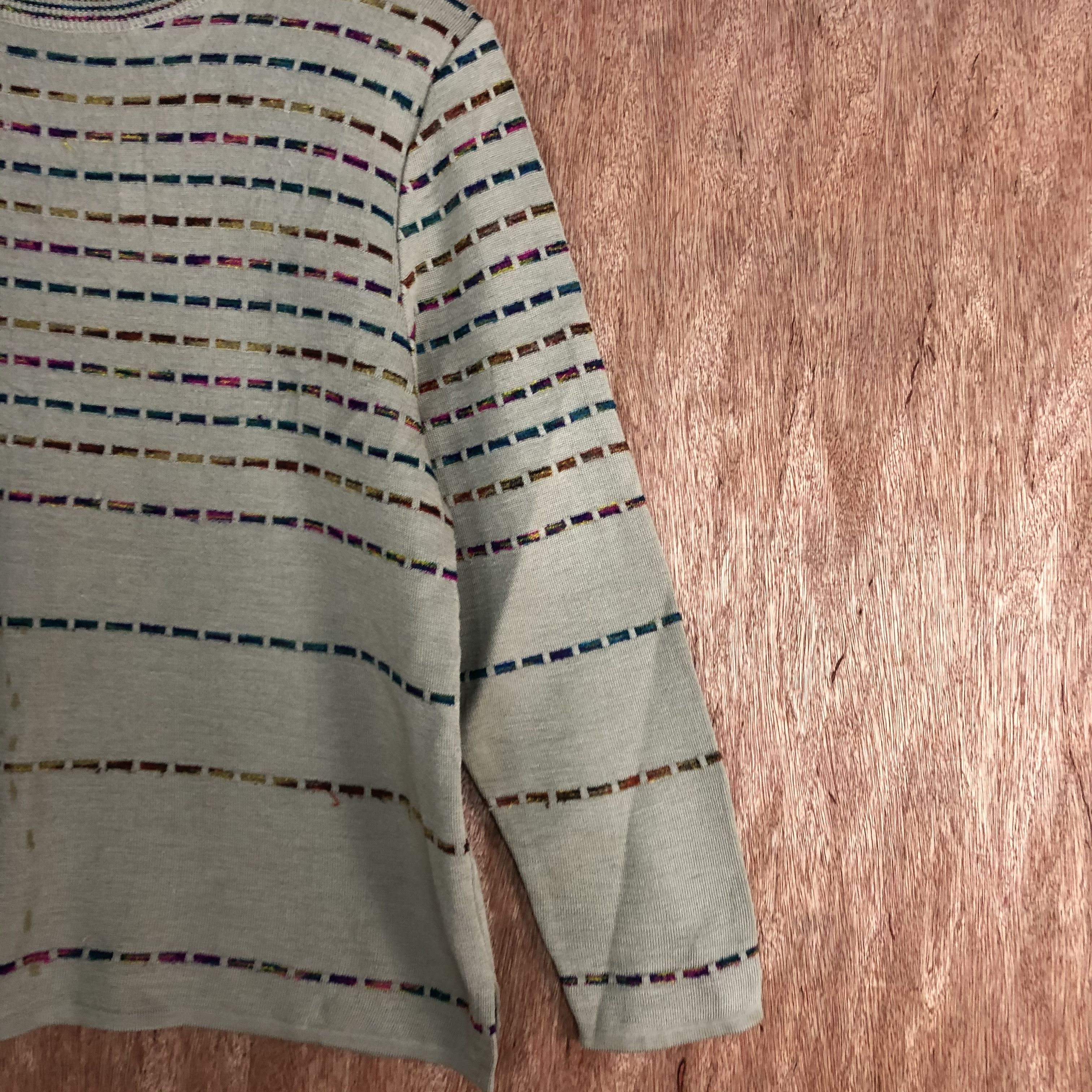 Homespun Knitwear DLL Japan Brown Shaggy Knitwear #c438 Size US M / EU 48-50 / 2 - 5 Thumbnail