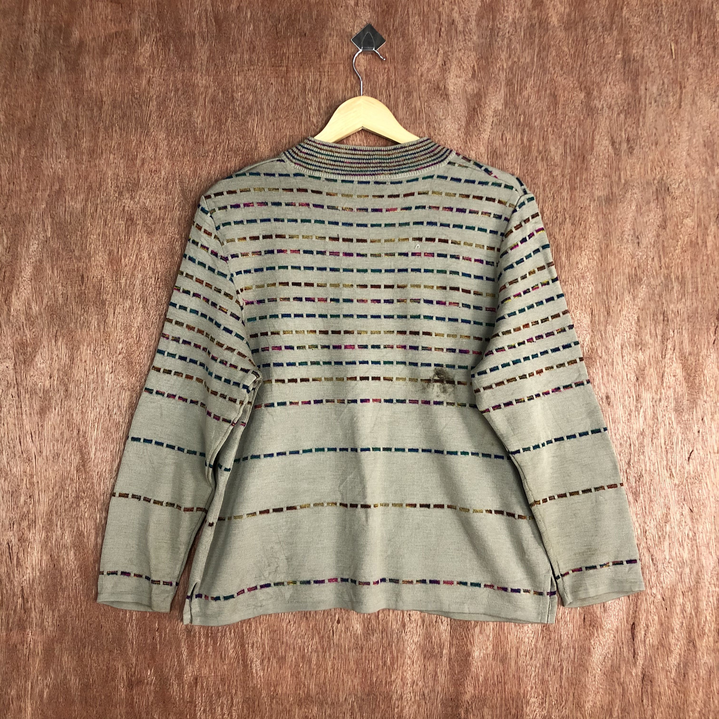 Homespun Knitwear DLL Japan Brown Shaggy Knitwear #c438 Size US M / EU 48-50 / 2 - 9 Thumbnail