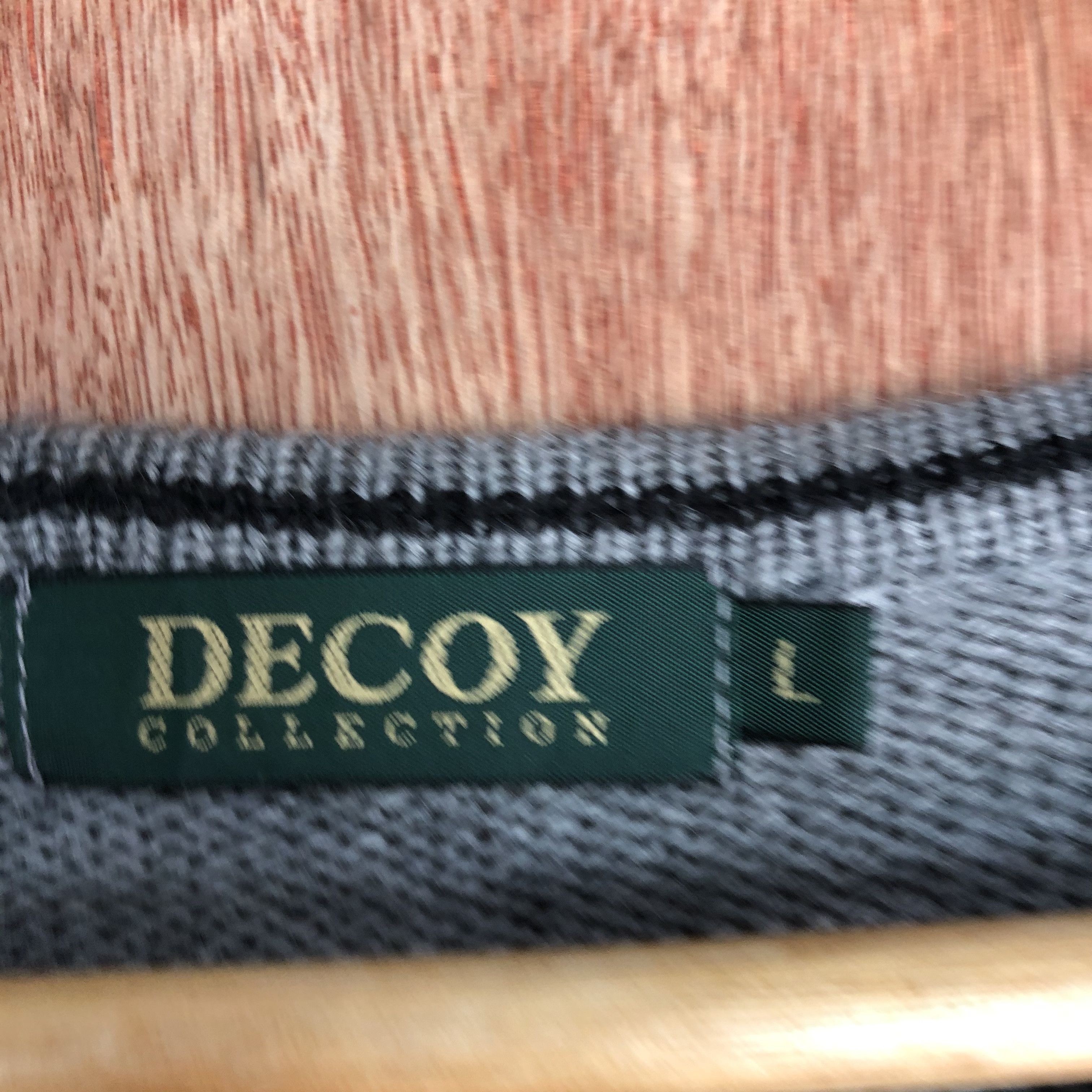 Japanese Brand DLL Decoy Stripe Black Grey Knitwear sweatshirt #c440 Size US M / EU 48-50 / 2 - 8 Thumbnail