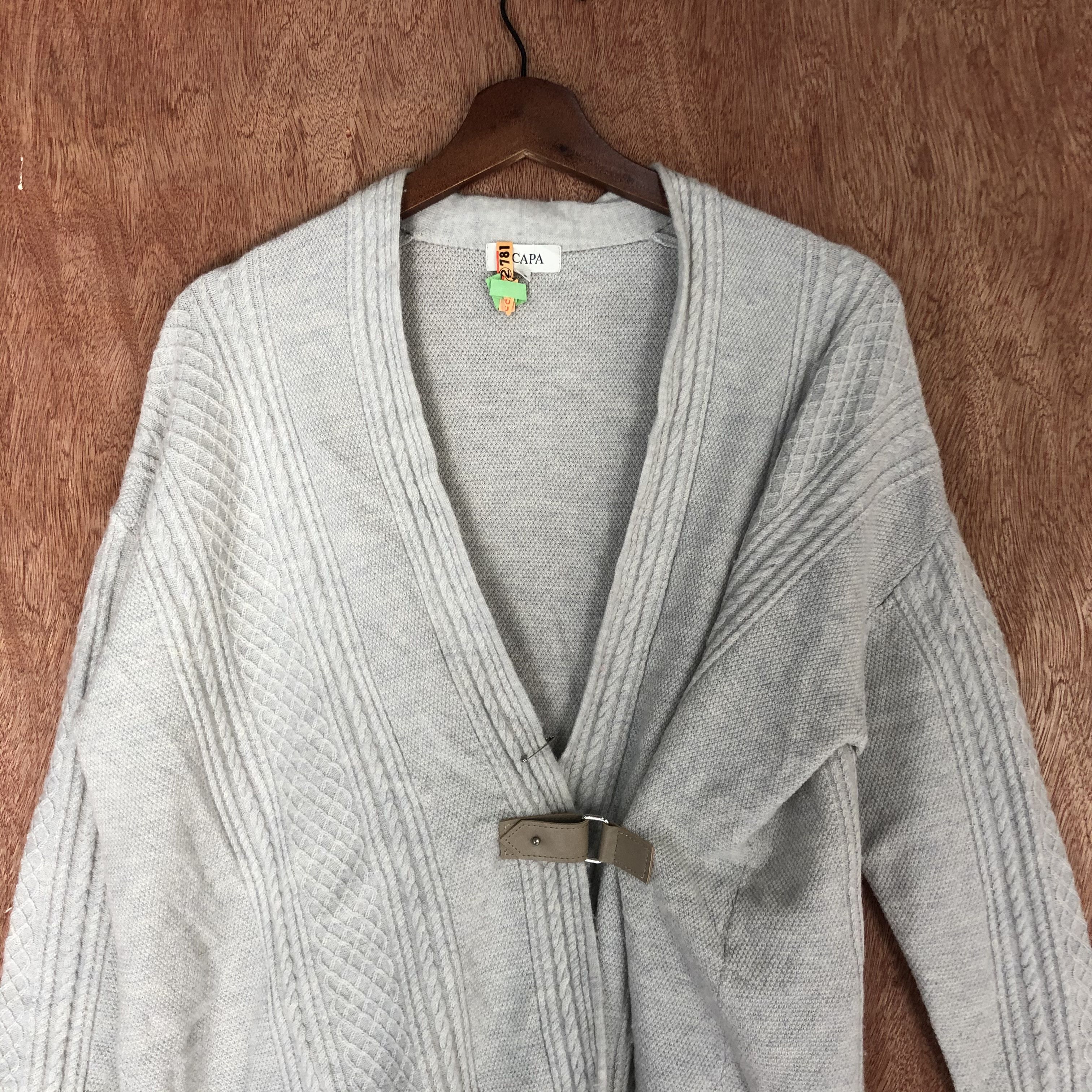 Homespun Knitwear × Japanese Brand DLL Scapa Grey japan vintage cardigan Knitwear #c441 Size S / US 4 / IT 40 - 2 Thumbnail